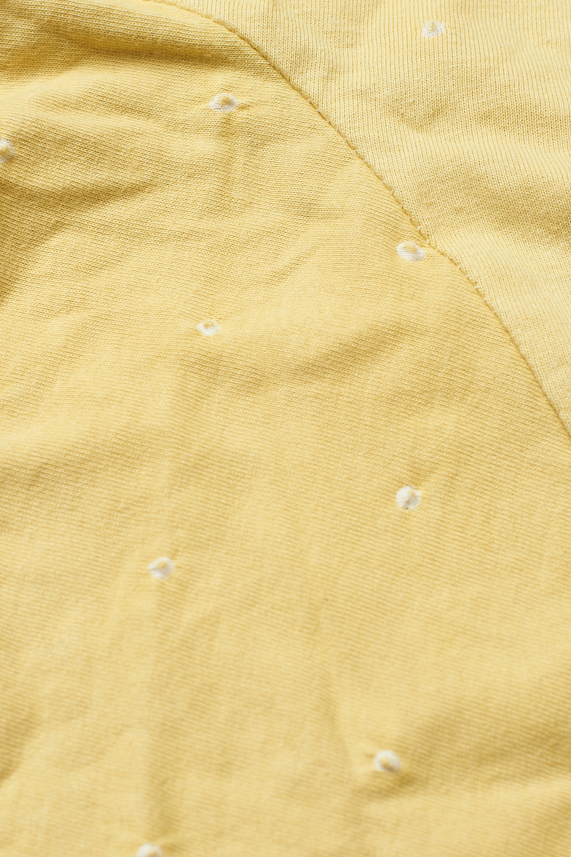 OCHRE YELLOW COTTON WITH BANDHANI T- SHIRT