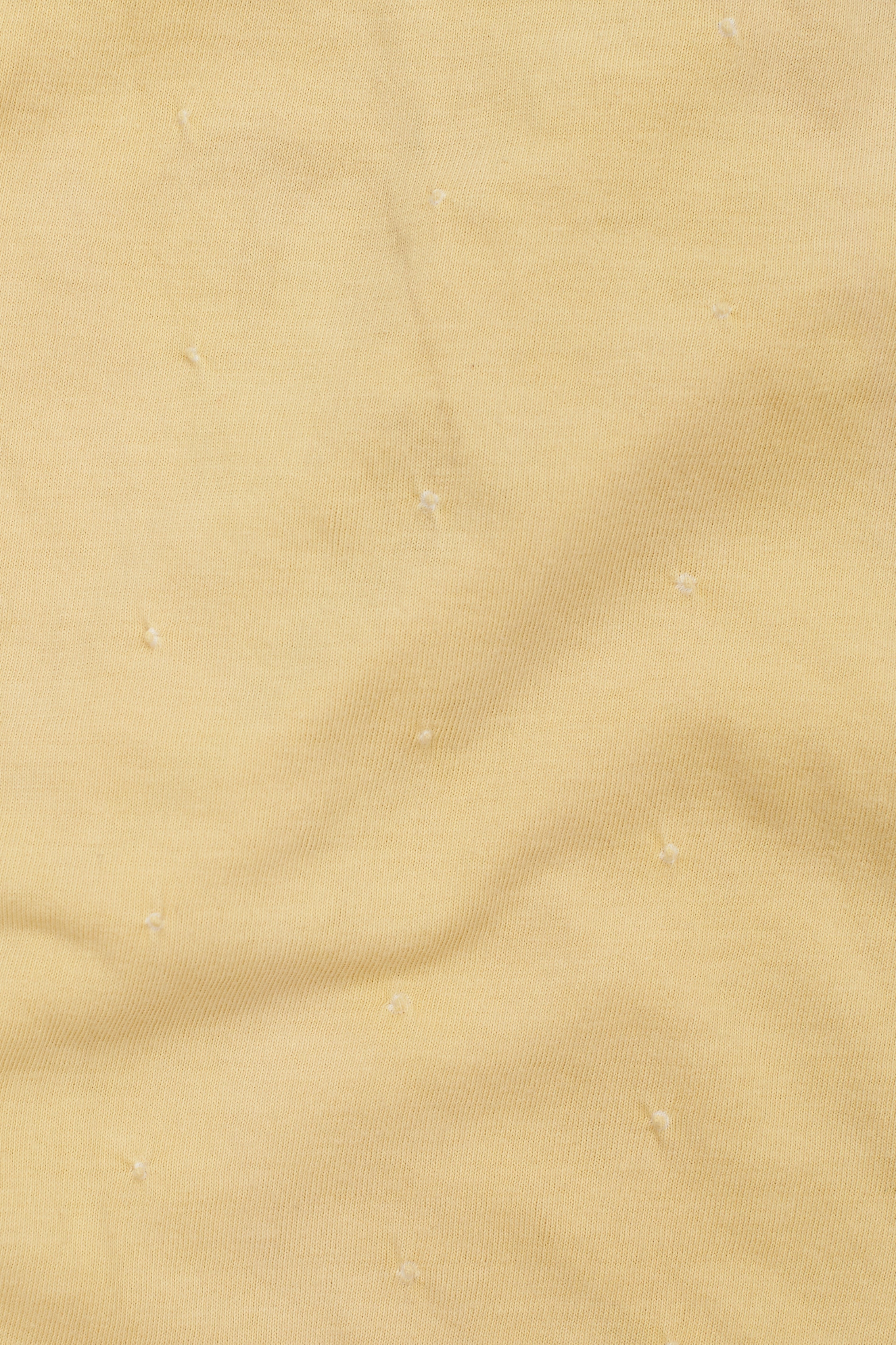 OCHRE YELLOW COTTON WITH BANDHANI T- SHIRT