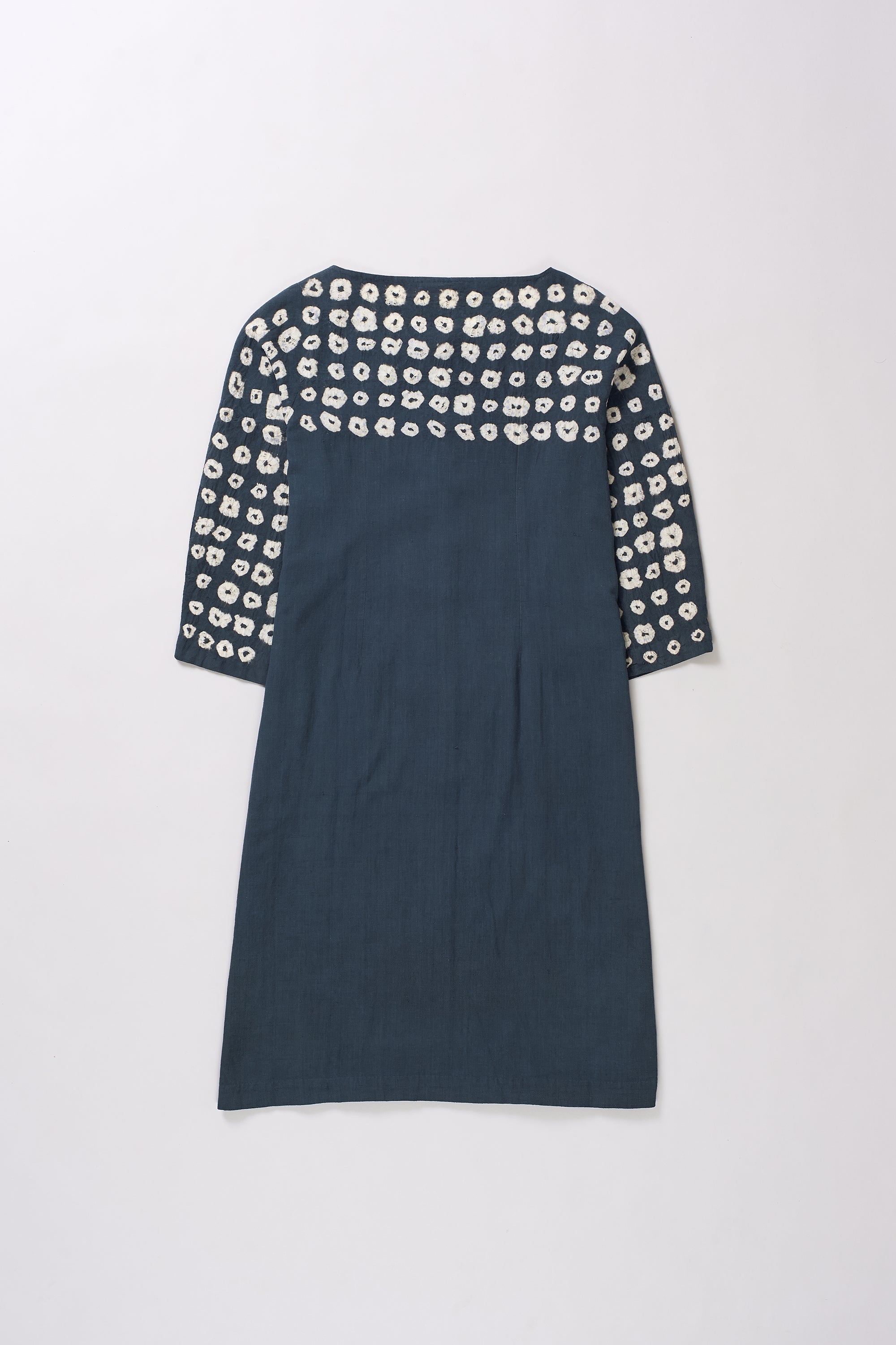 MIDNIGHT INDIGO COTTON WOMEN DRESS