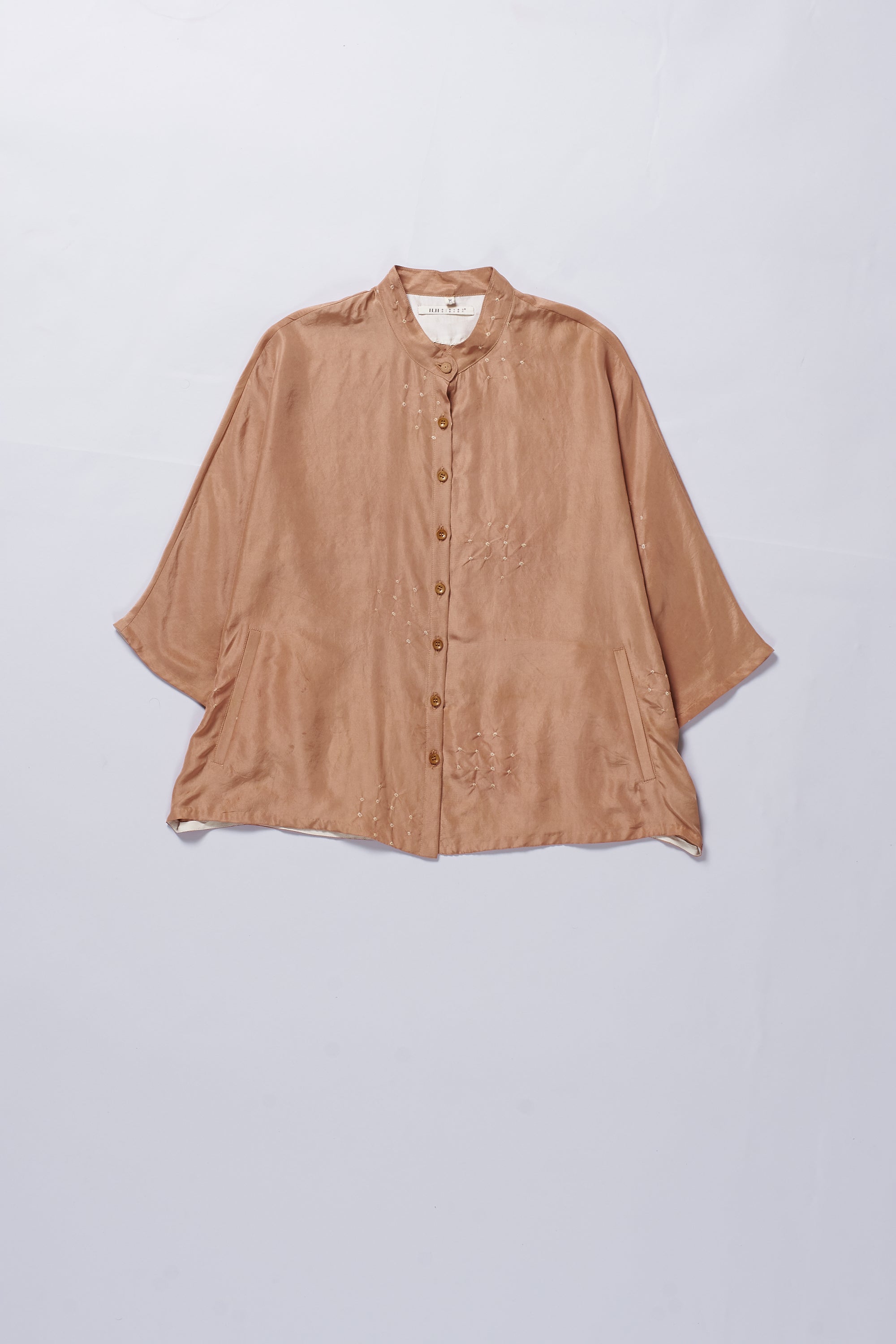 BAND COLLAR SHIRT