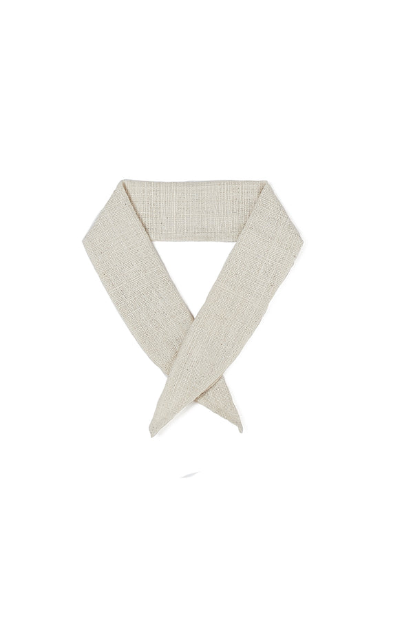 ORGANIC COTTON BANDANA IN OFF WHITE