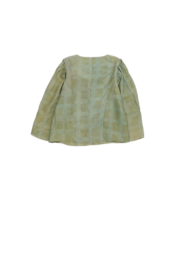 SAGE GREEN SILK WOMEN'S SHRUG