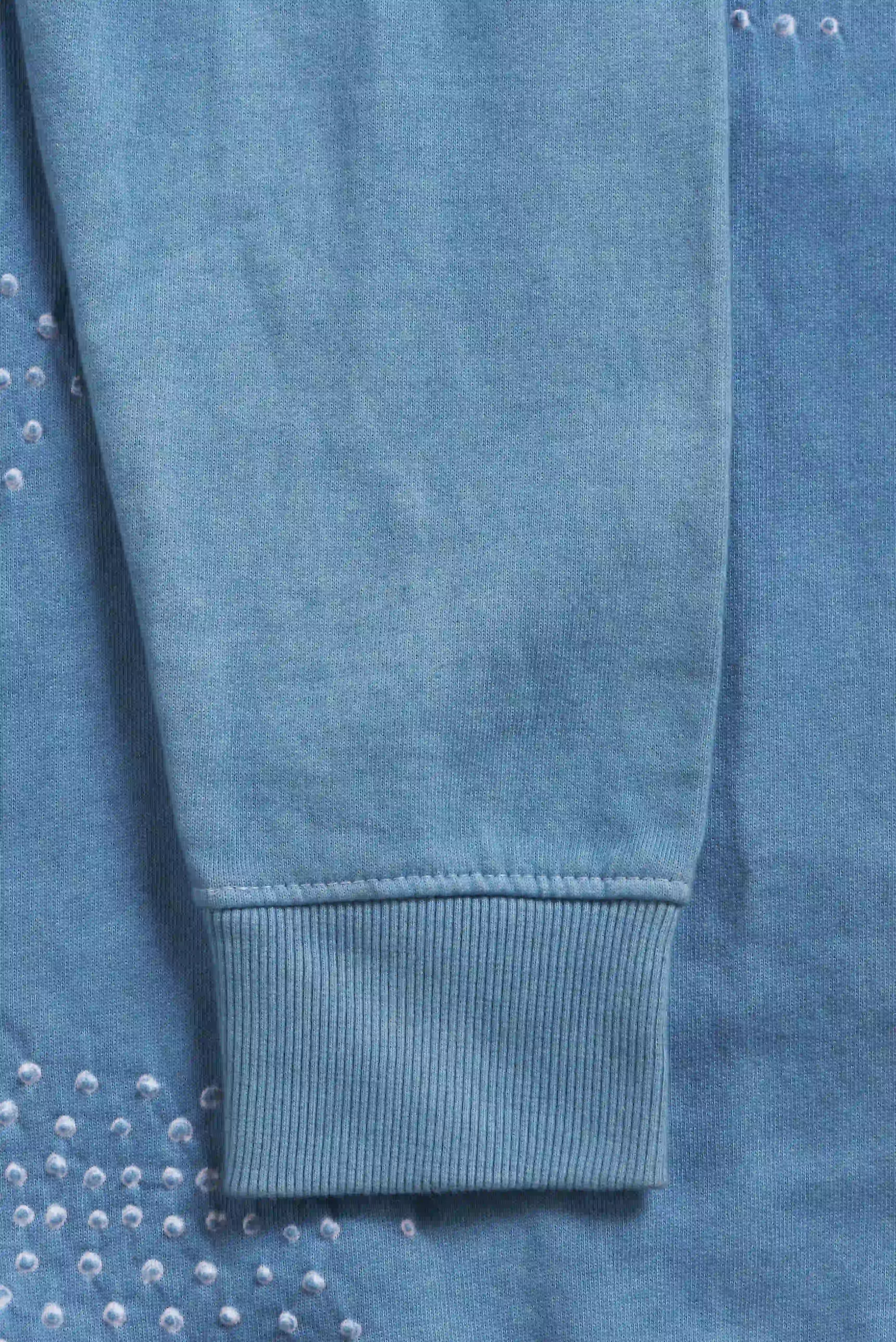 Sky Indigo Bandhani Sweatshirt