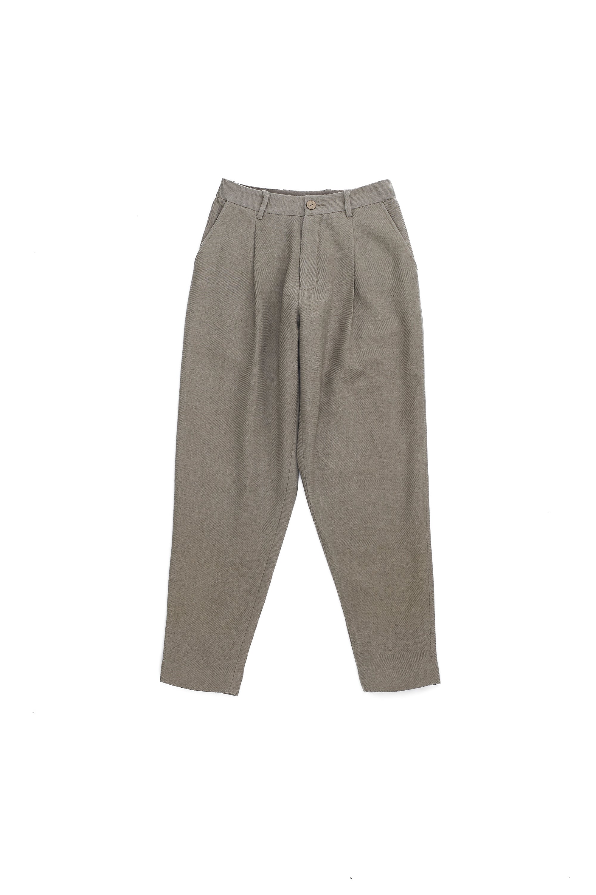 MERINO WOOL PANTS IN SMOKE COLOUR