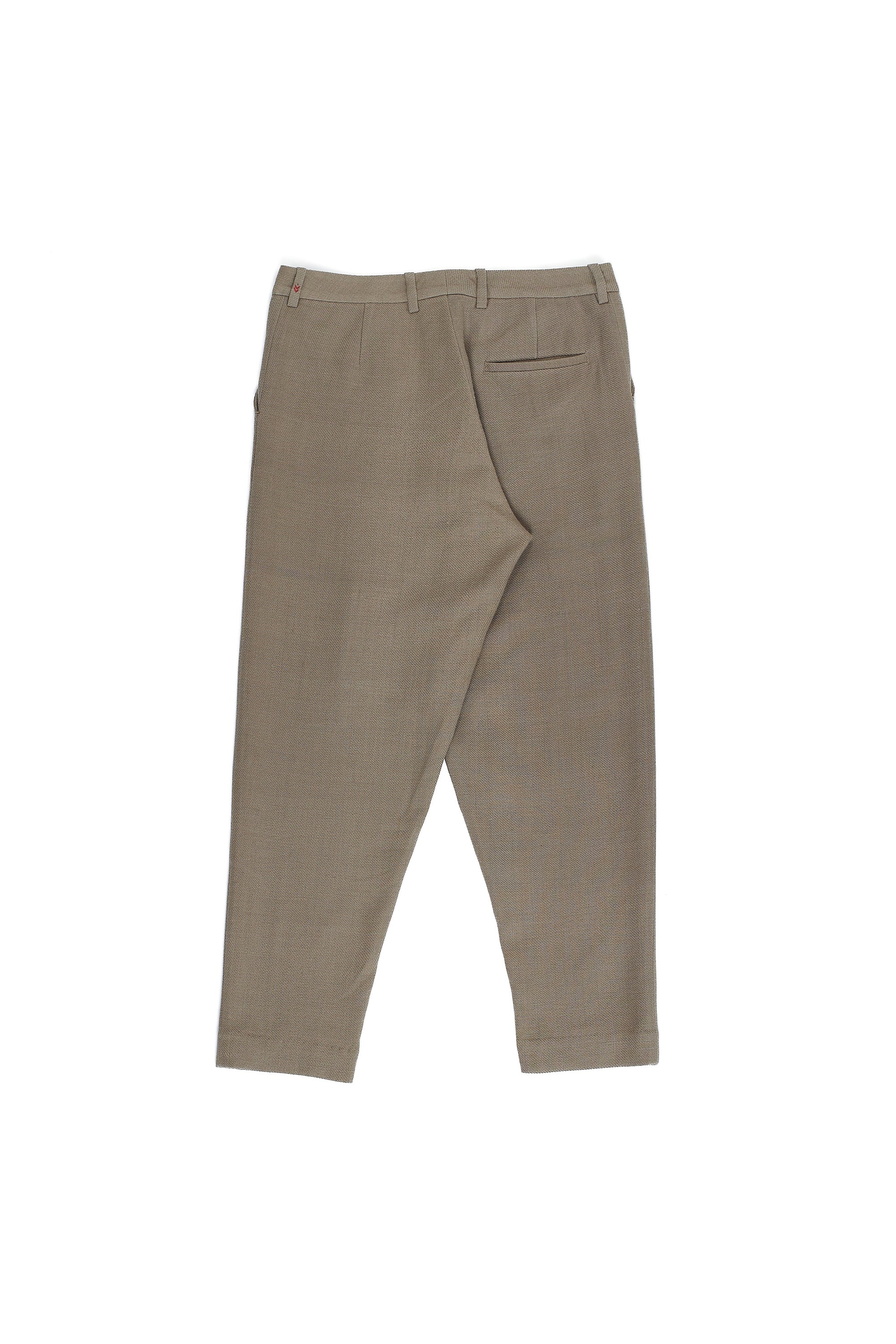 MERINO WOOL PANTS IN SMOKE COLOUR