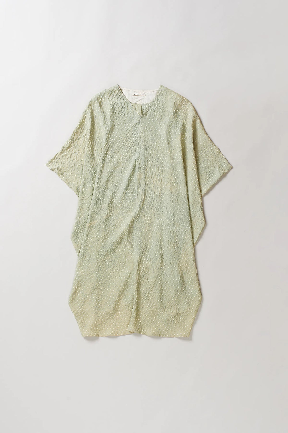 Bandhani Dress in Mint Green