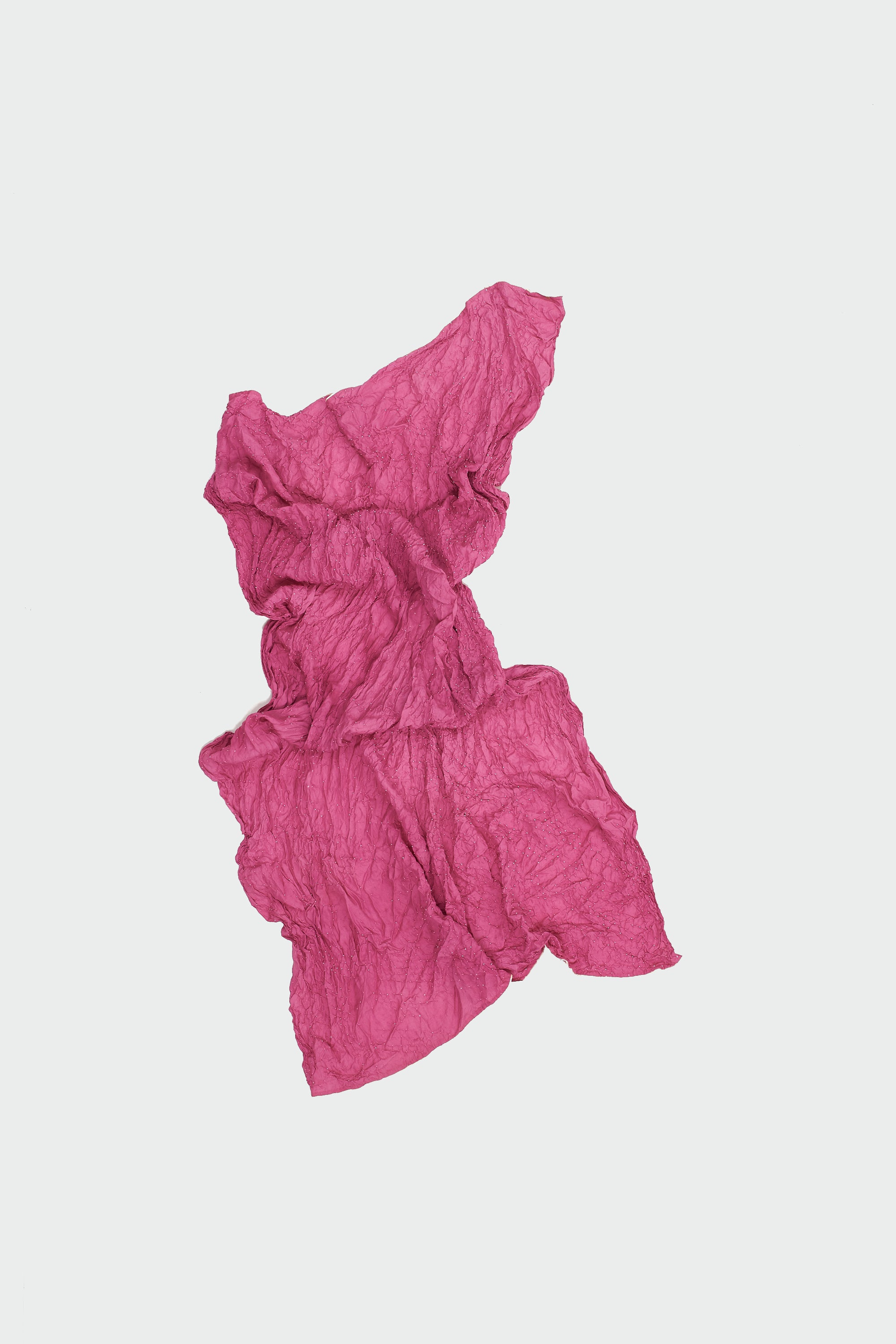 FUSCHIA PINK BANDHANI SHAWL