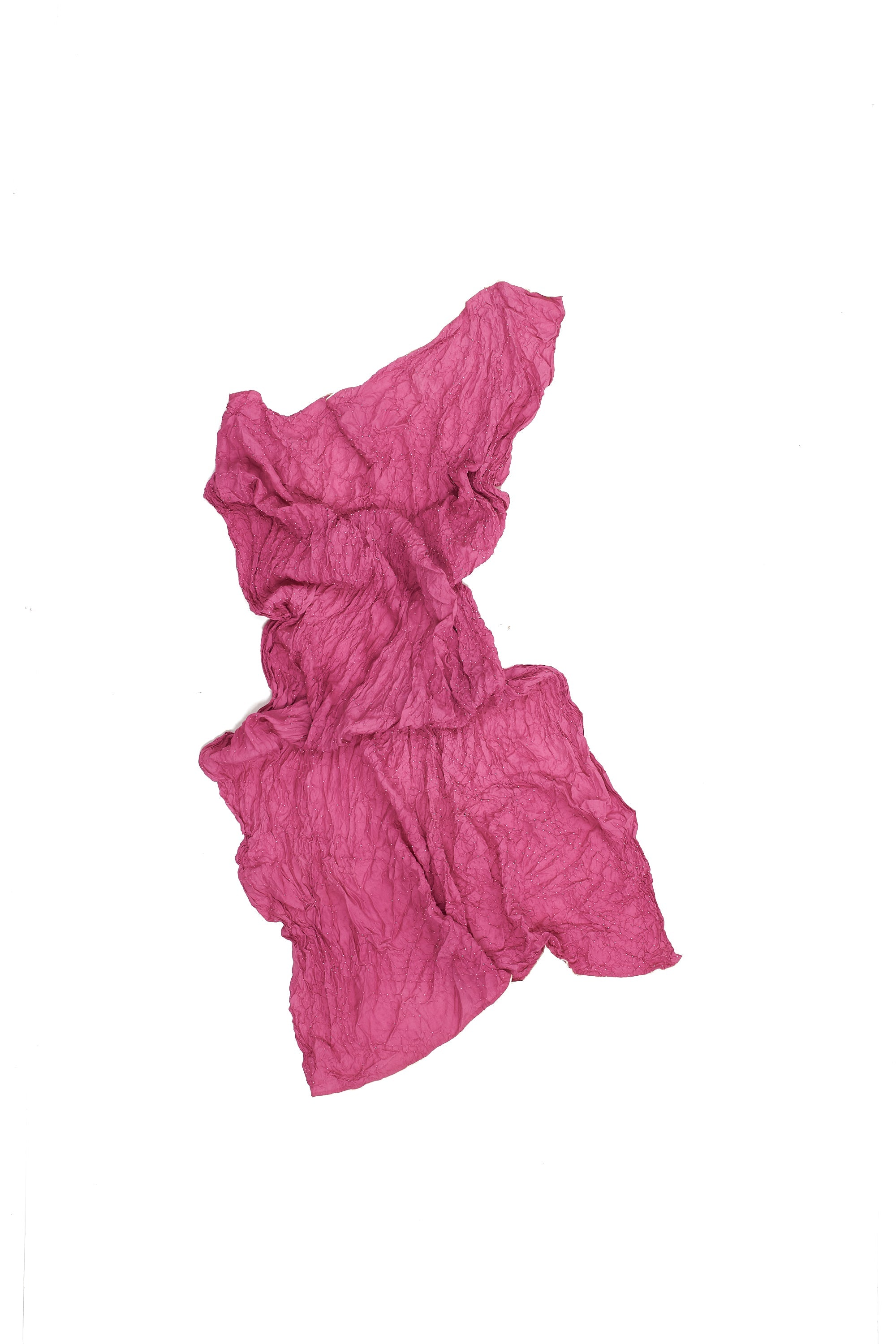 FUSCHIA PINK BANDHANI SHAWL