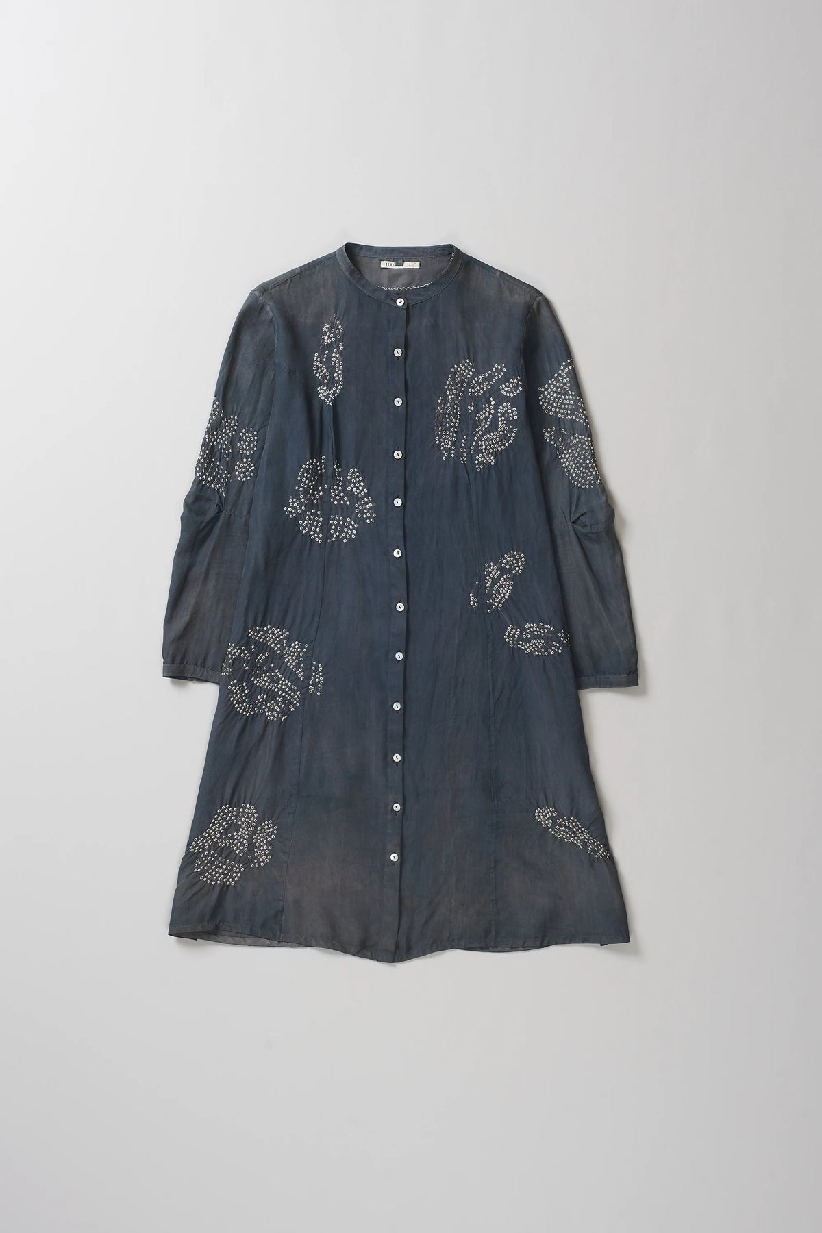 Floral Bandhani Silk Dress
