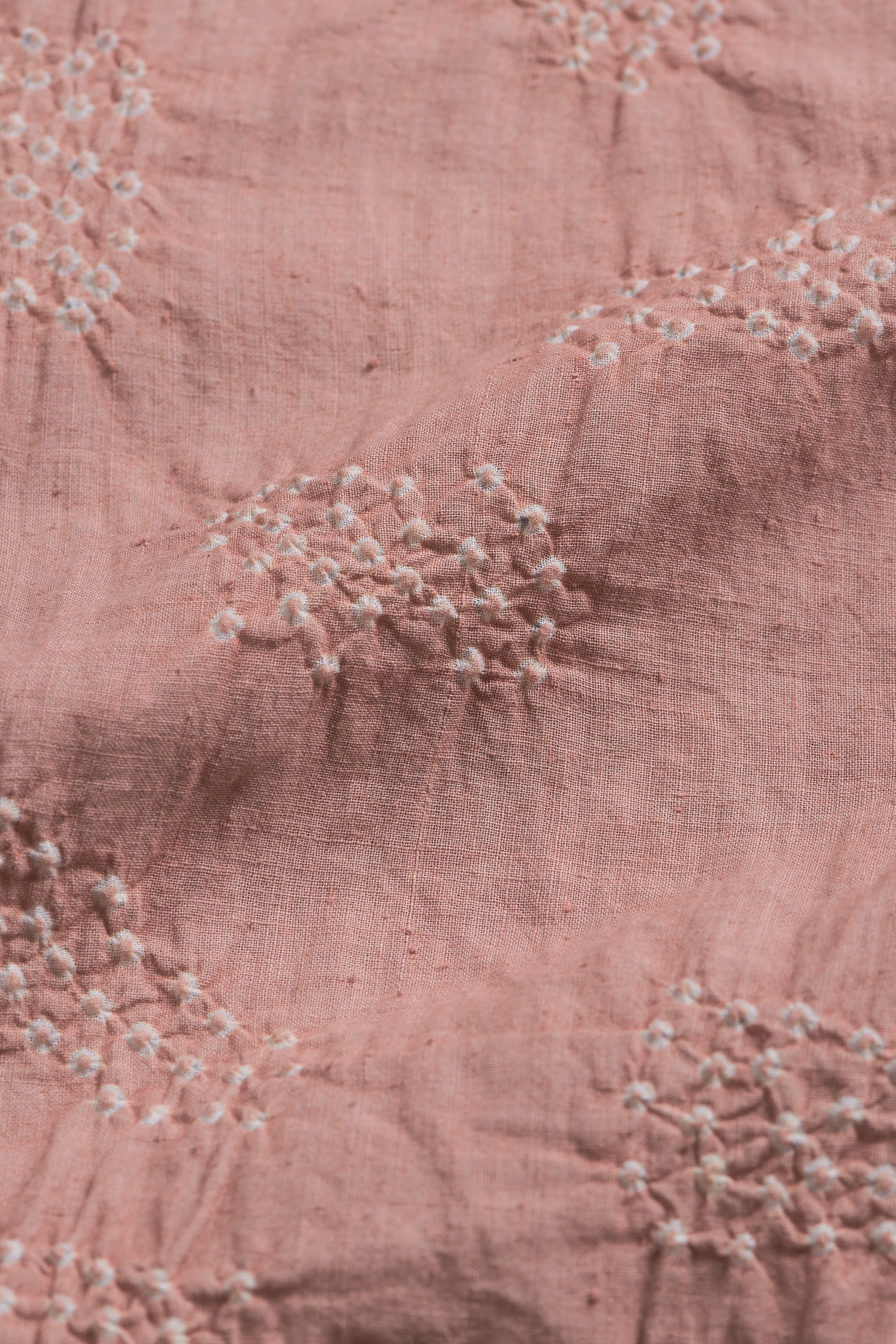 Close-up of pink fabric