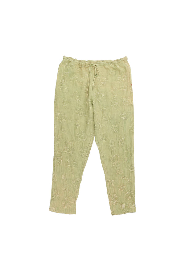 MINT GREEN BANDHANI PANTS