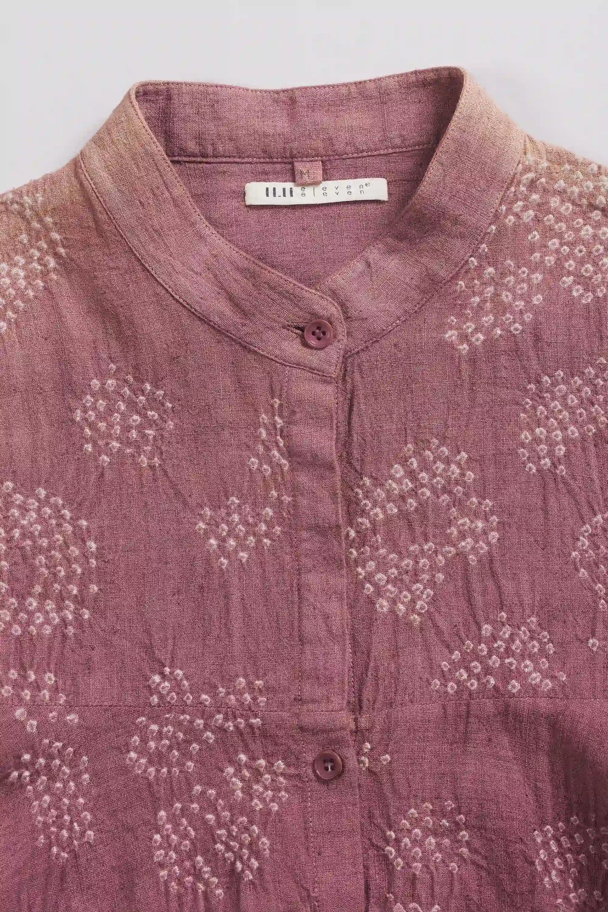 Flared Silk Bandhani Top