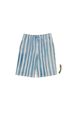 STRIPED COTTON SUMMER SHORTS