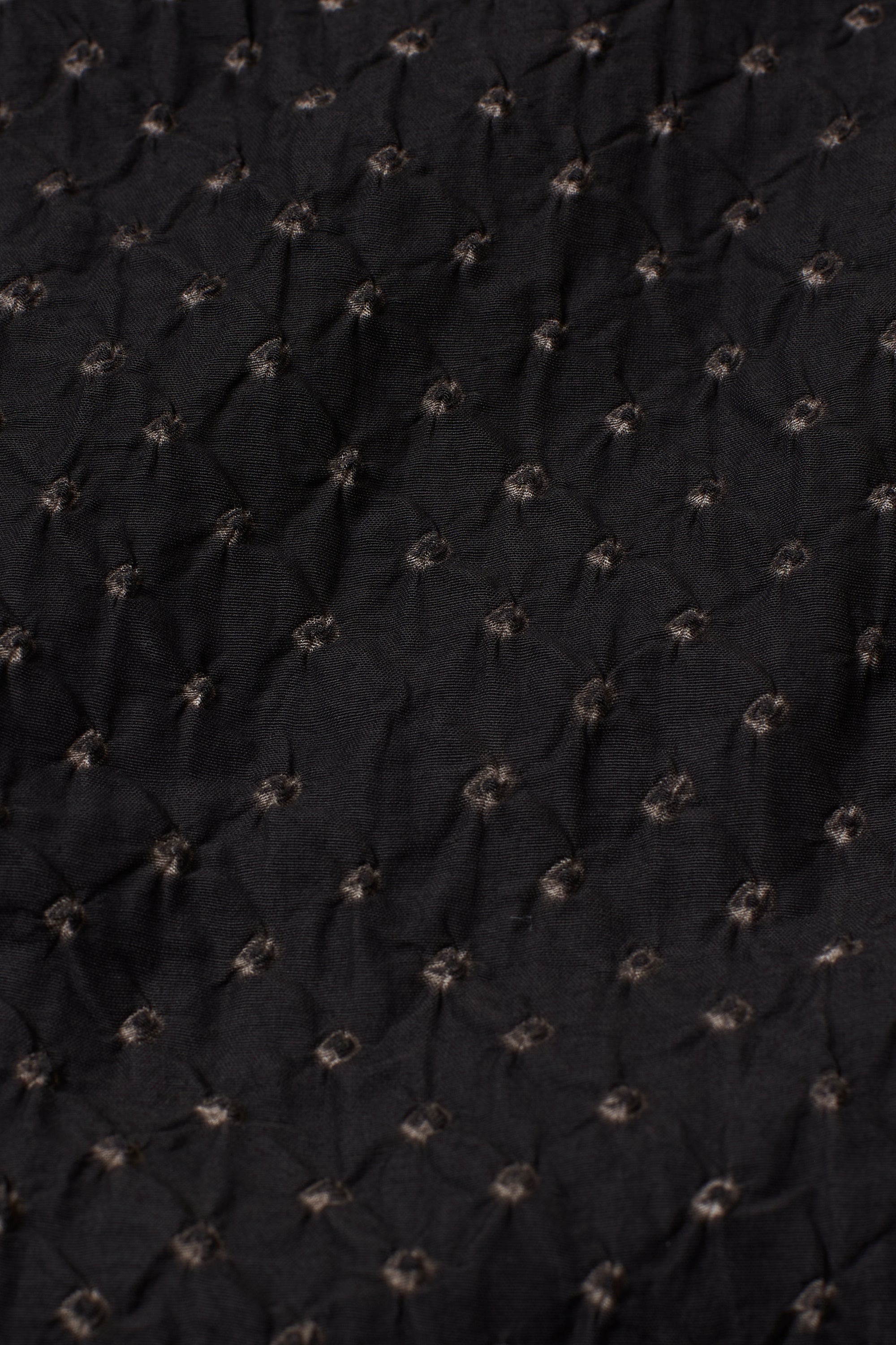 CHARCOAL DYED COTTON BANDHANI CHURIDAR