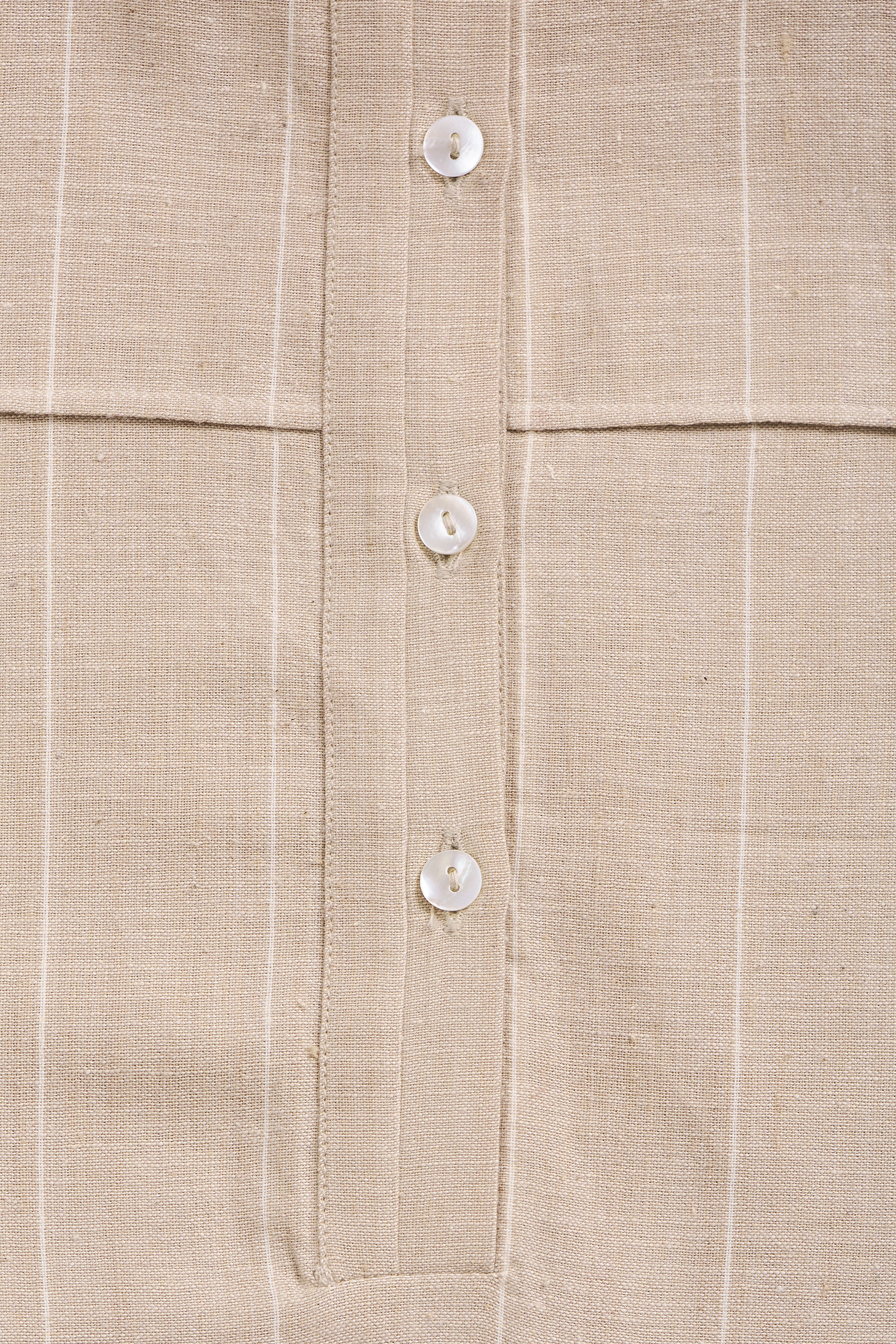 Close-up of a beige shirt