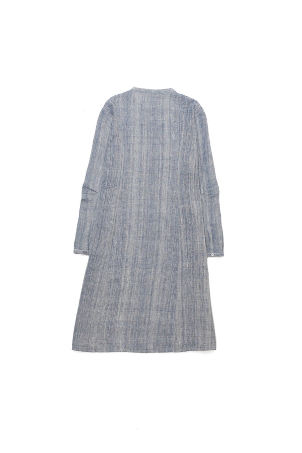 CHAMBRE DRESS DYED IN NATURAL INDIGO