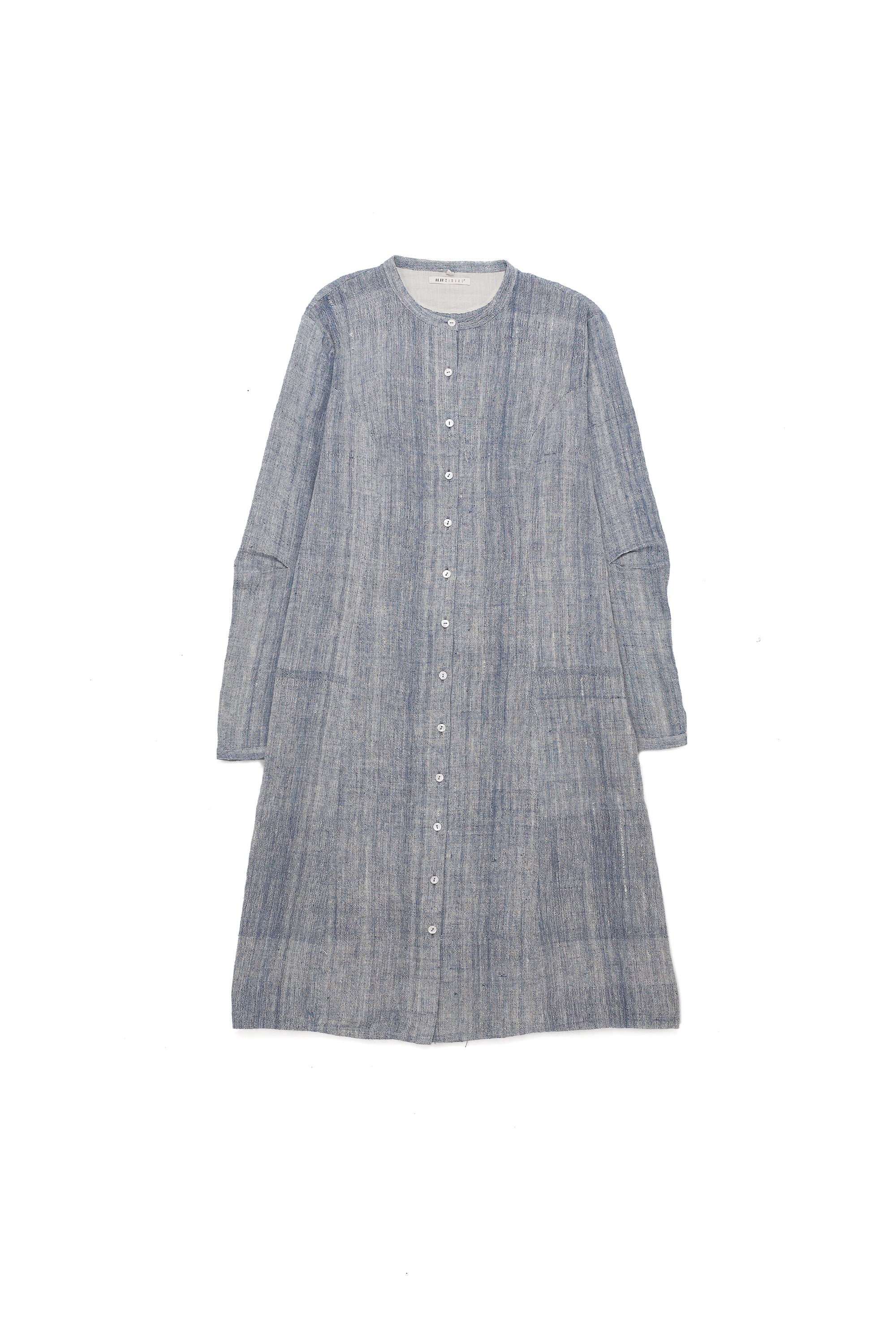 CHAMBRE DRESS DYED IN INDIGO