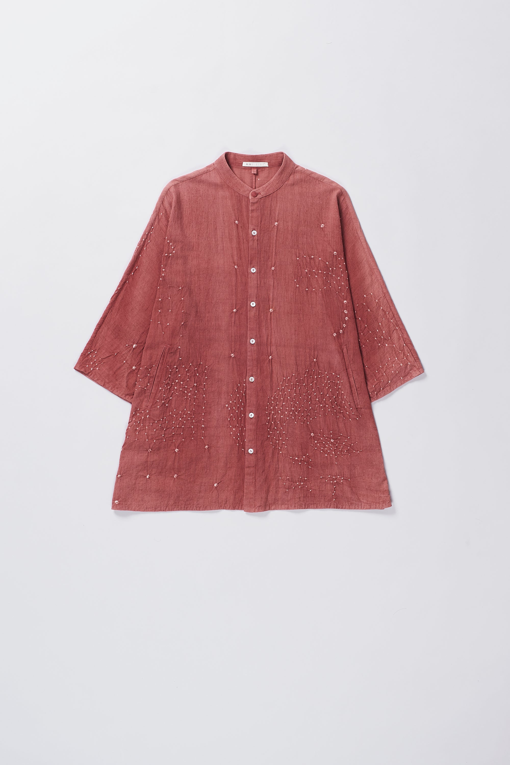 ORGANIC COTTON SHIRT WITH BANDHANI