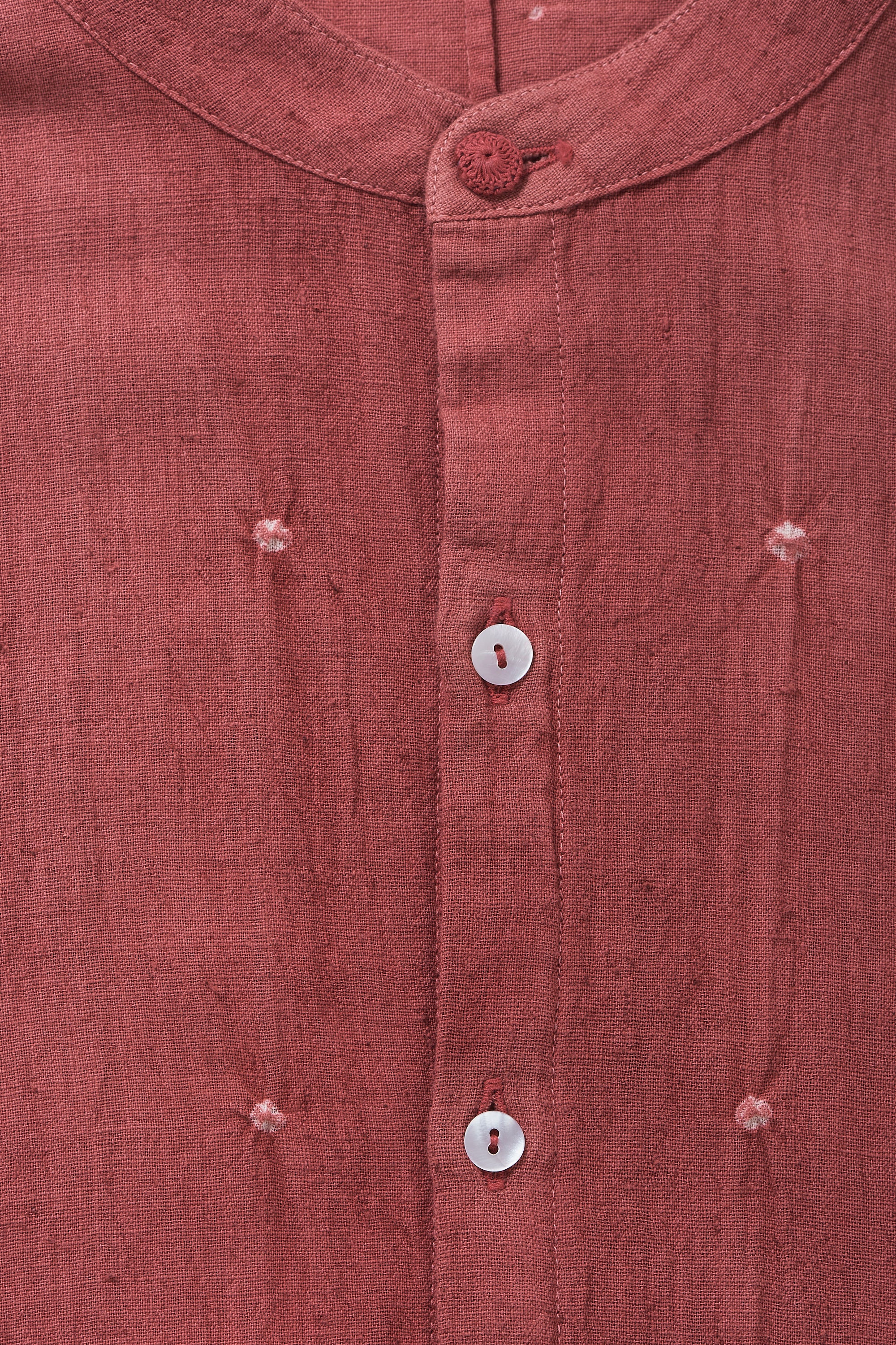 ORGANIC COTTON SHIRT WITH BANDHANI