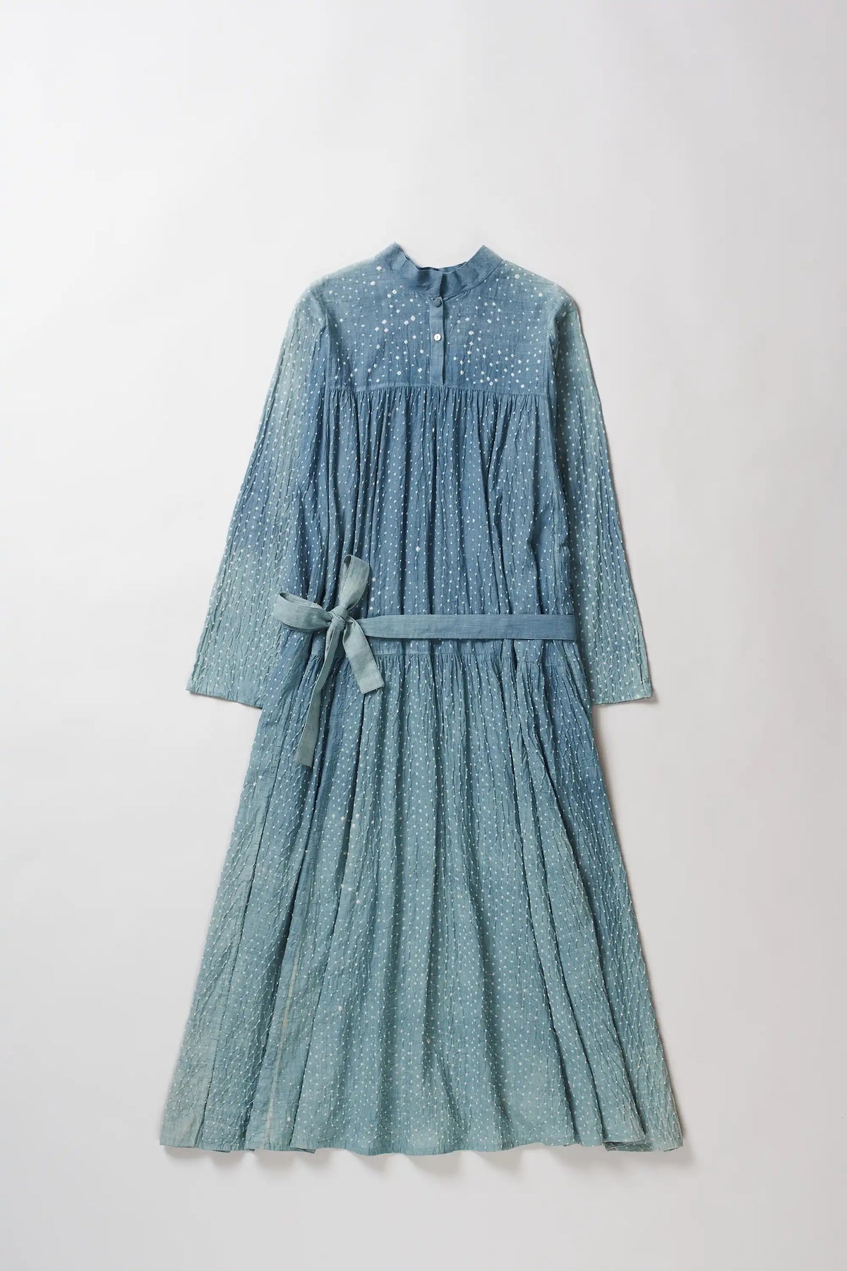 Turquise Bandhani Cotton Women'S Dress