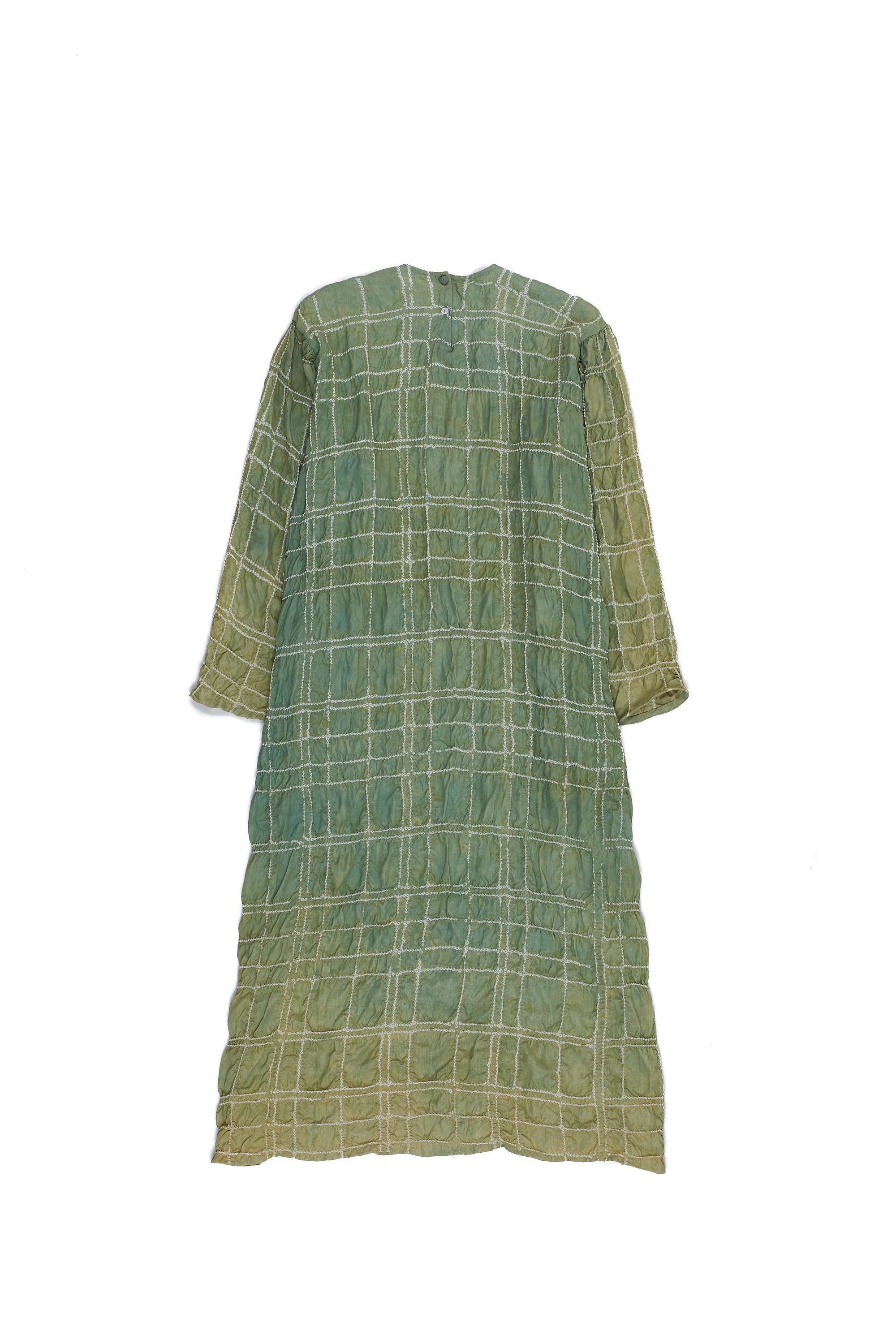 MINT GREEN SILK BANDHANI WOMEN'S DRESS