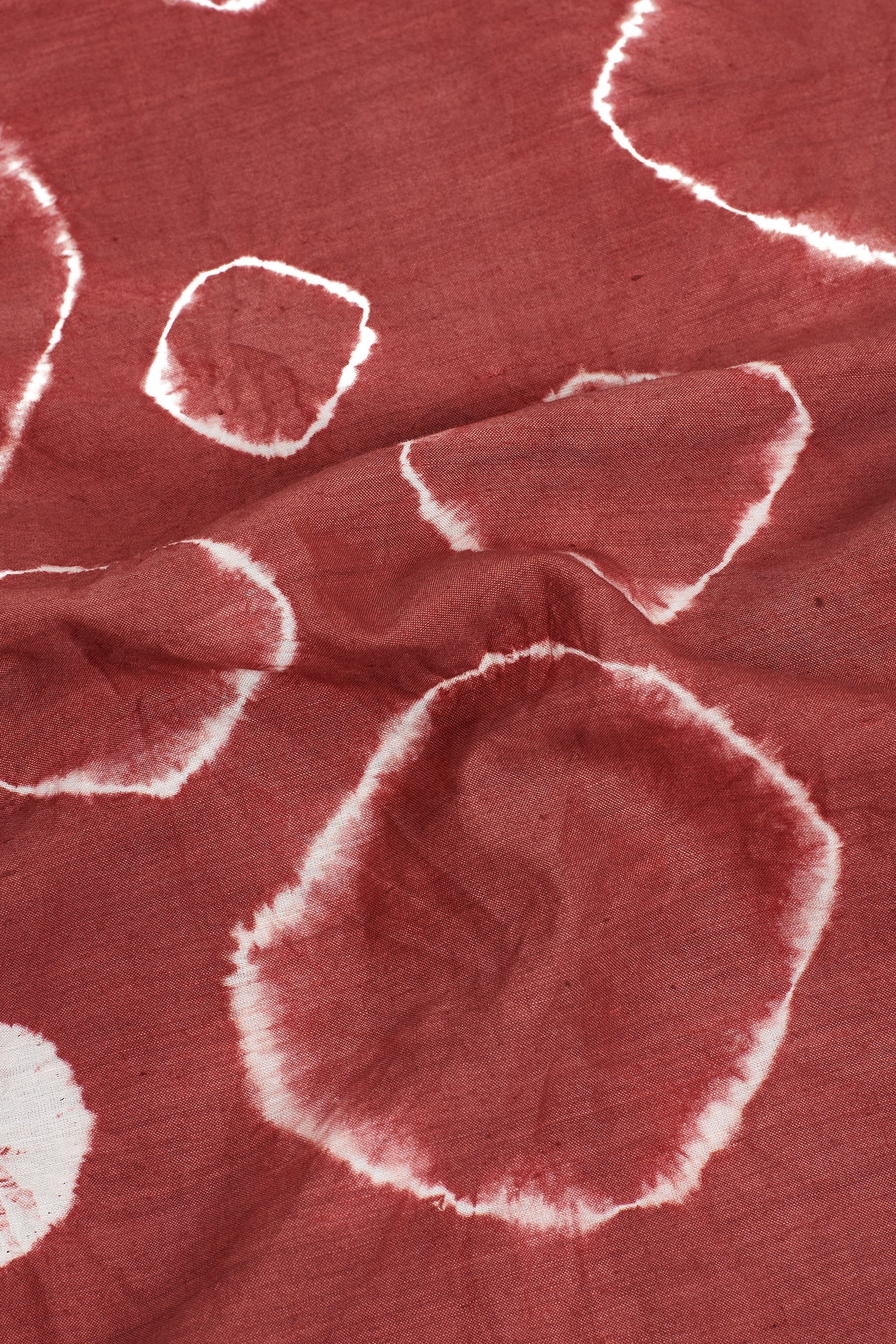CRIMSON PINK KAFTAN DRESS CRAFTED WITH ALL OVER SHIBORI
