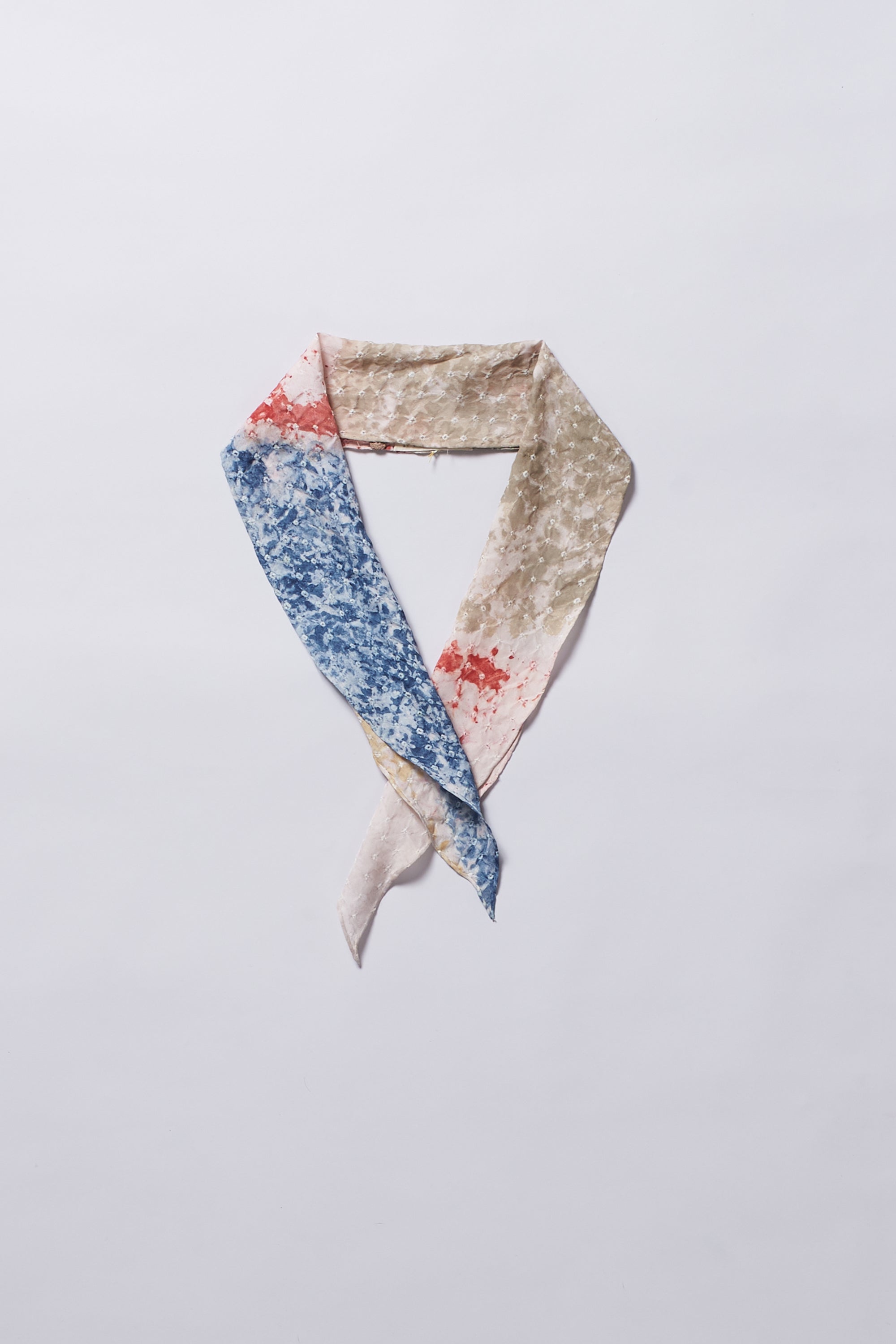 MULTI COLOURED BANDHANI BANDANA IN SILK