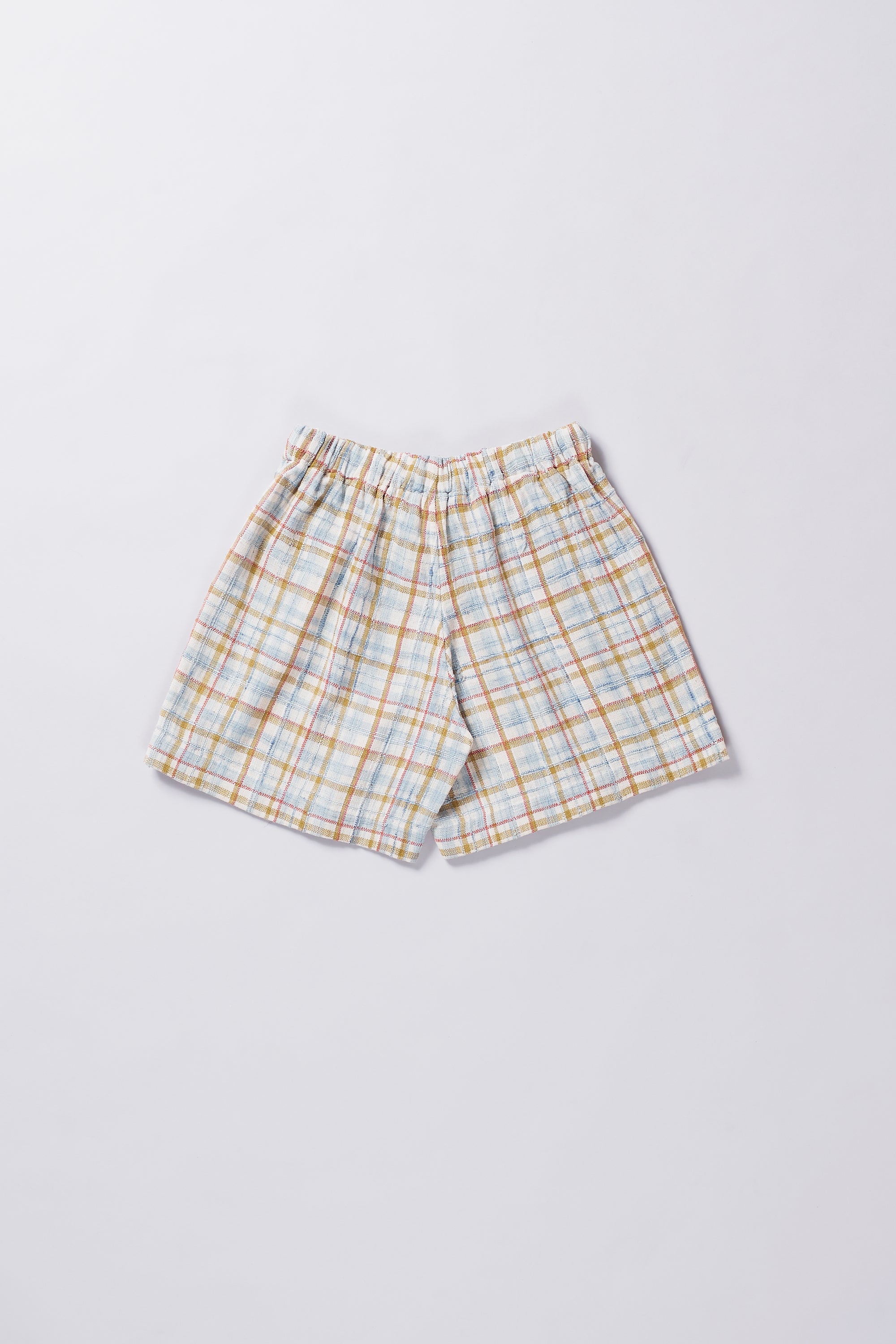 MULTI COLOR HAND WOVEN CHECKS- SHORTS