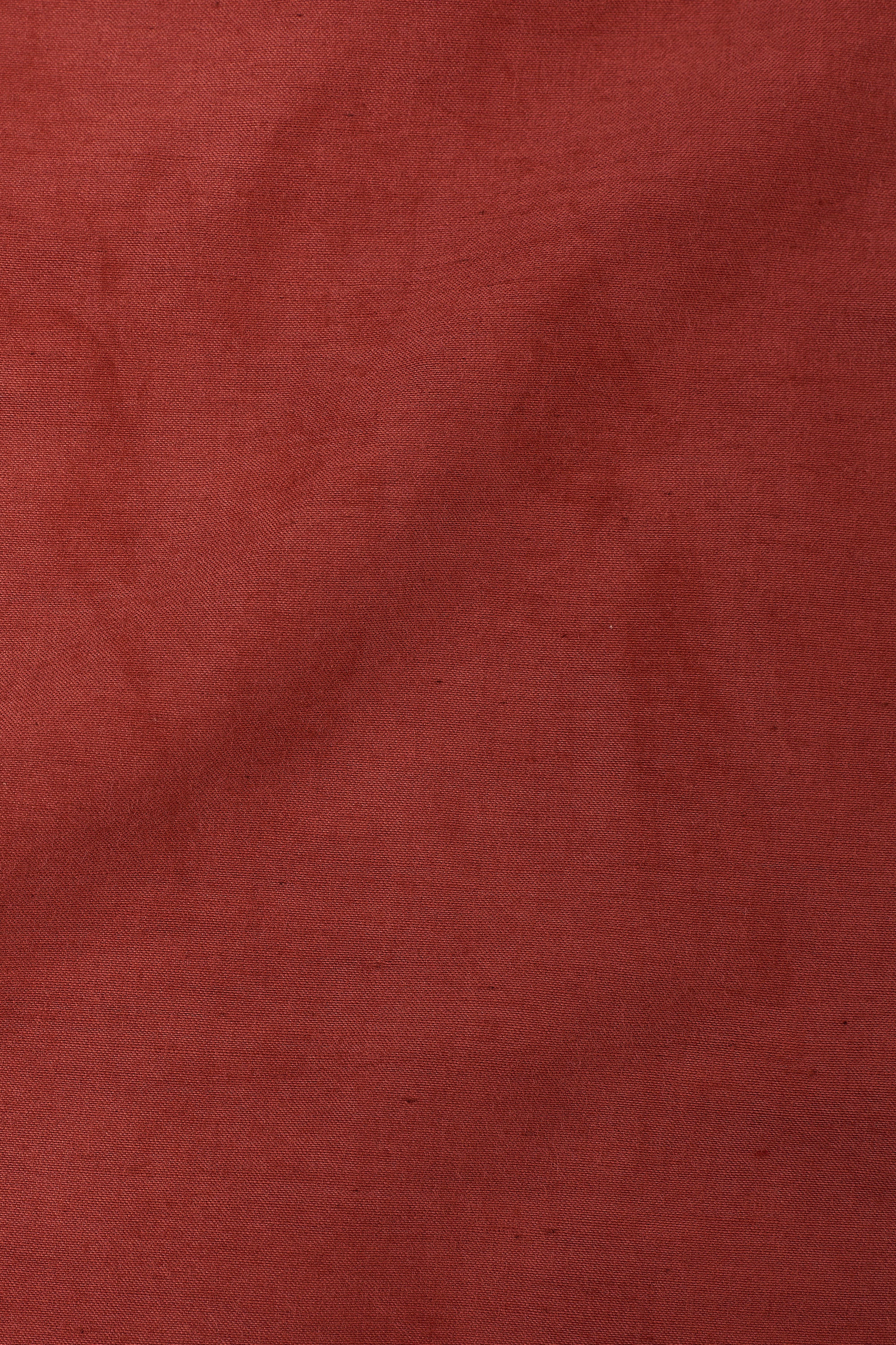 GATHERED RED DRESS WITH BALLOON SLEEVES