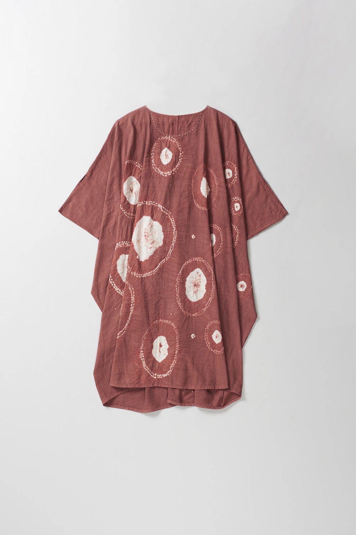 Rouge Pink Cotton Kaftan Dress
