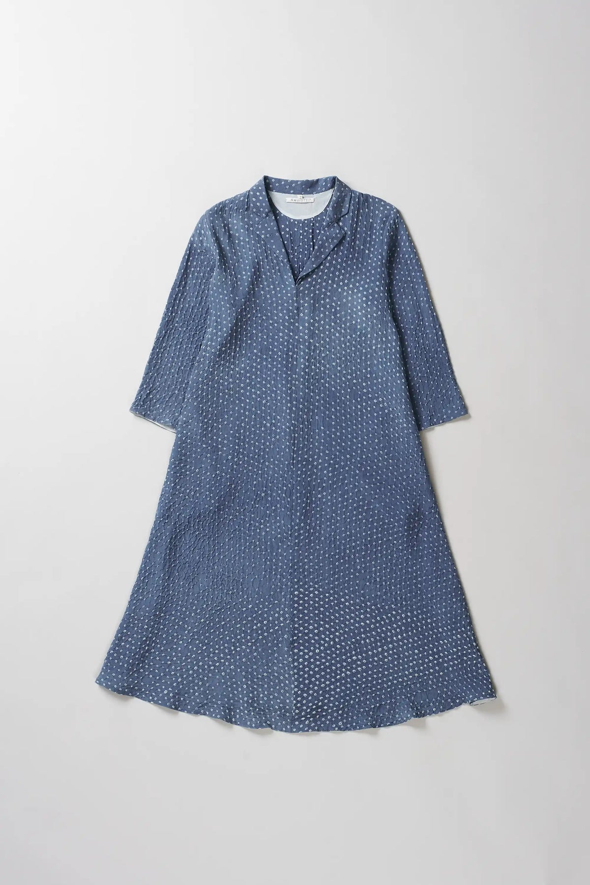 Medium Indigo Crepe Silk Dress