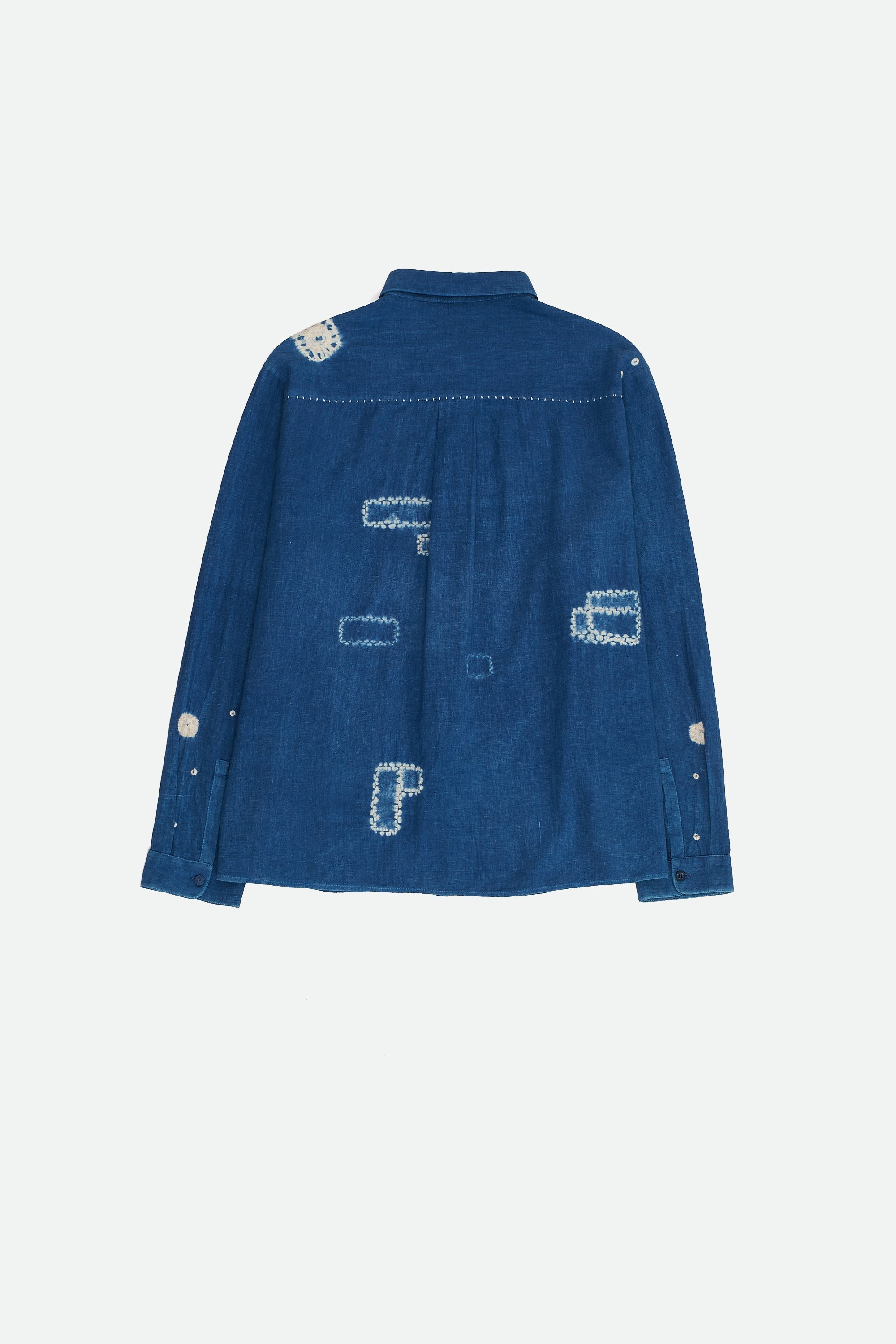 Medium Indigo Shibori Shirt