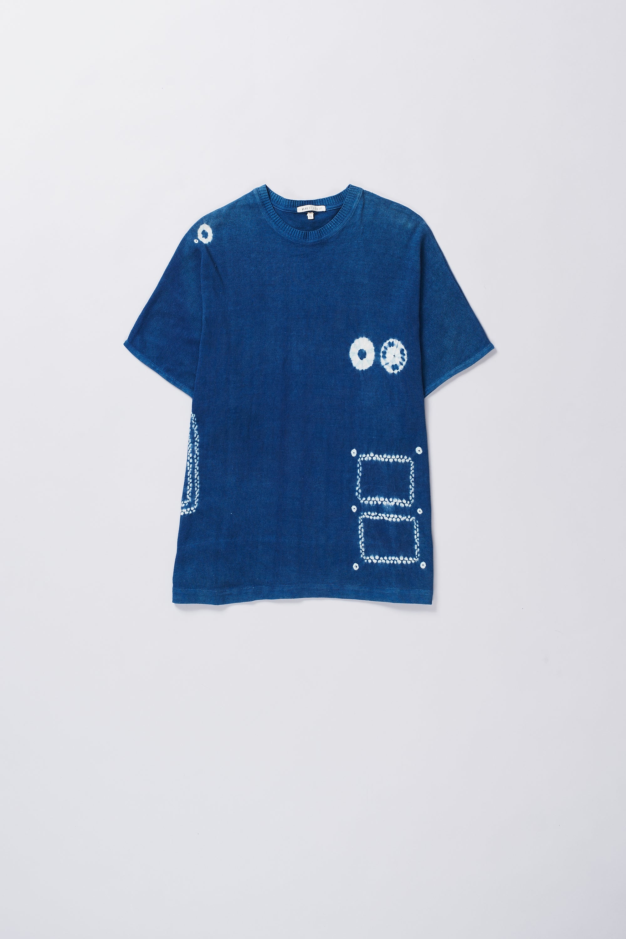 MEDIUM INDIGO COTTON KNITTED T-SHIRT