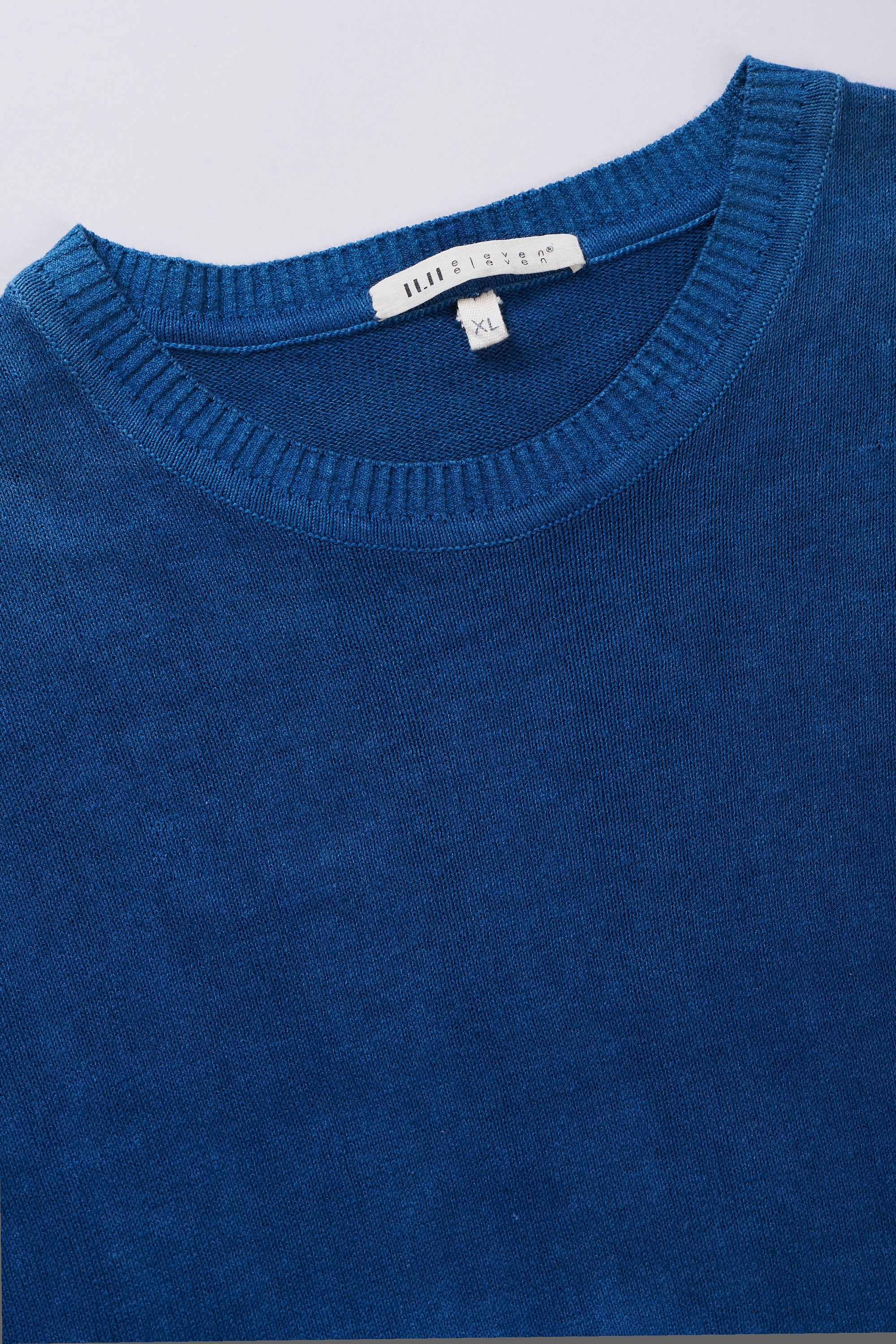 MEDIUM INDIGO COTTON KNITTED T-SHIRT