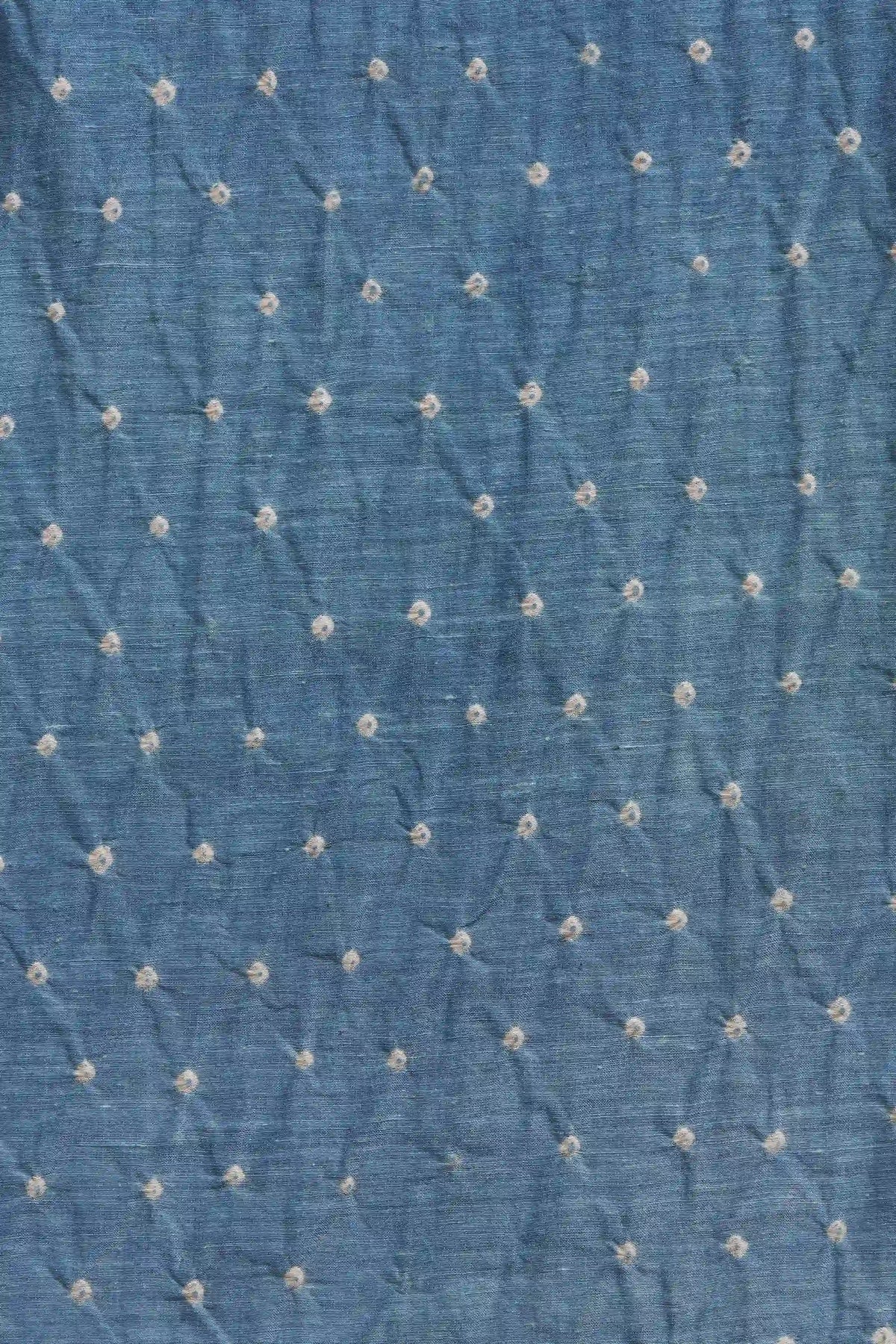 Medium Indigo Drawstring Bandhani Pant