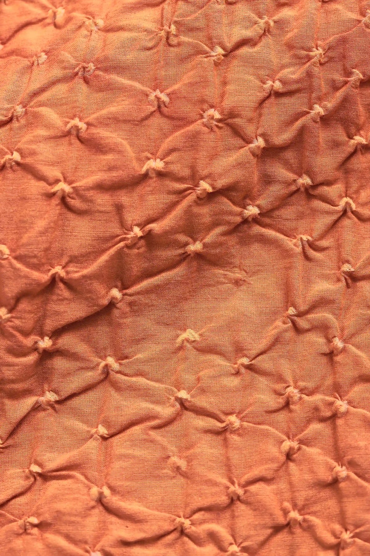 Sunset Orange Bandhani Women Dress