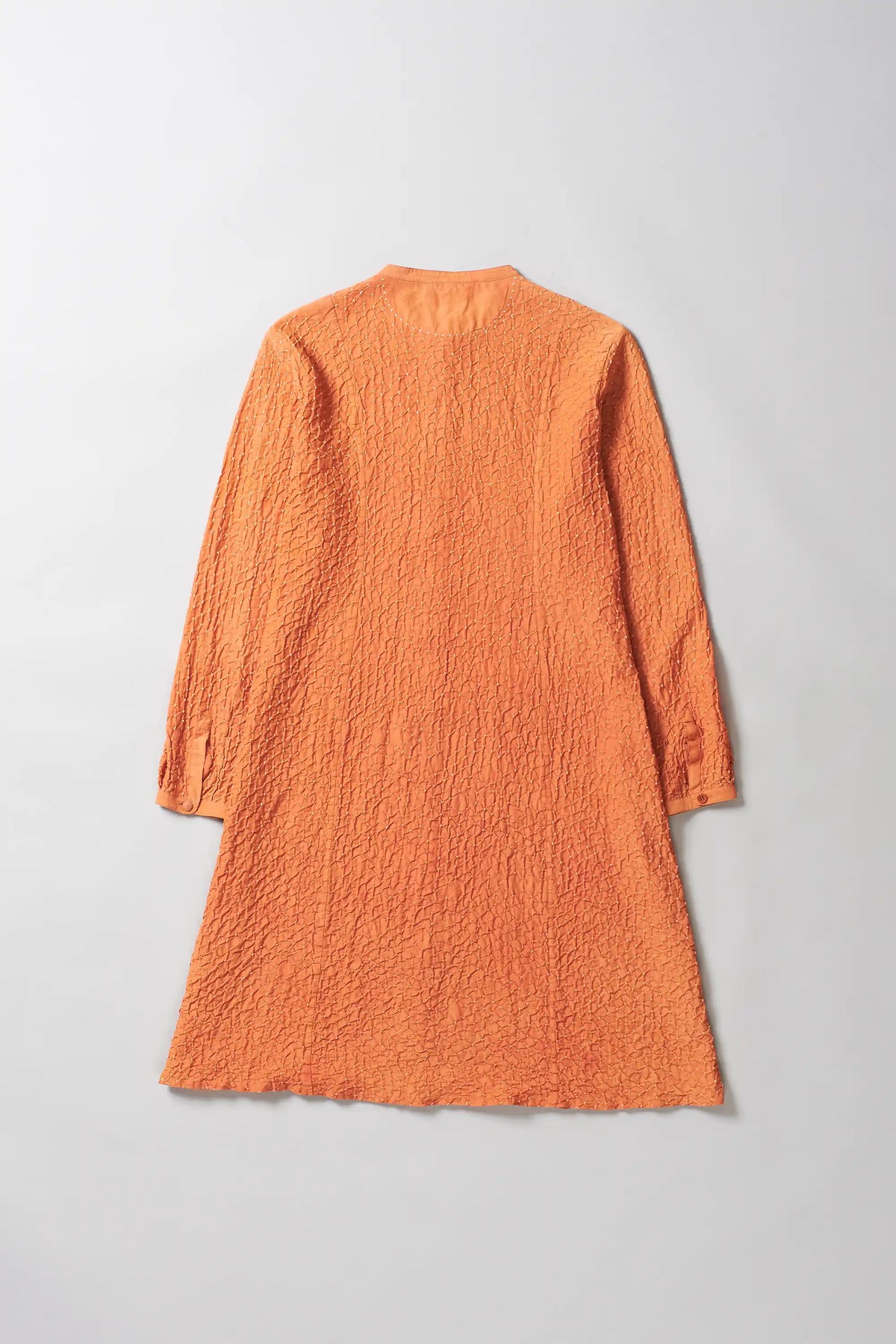 Sunset Orange Bandhani Women Dress