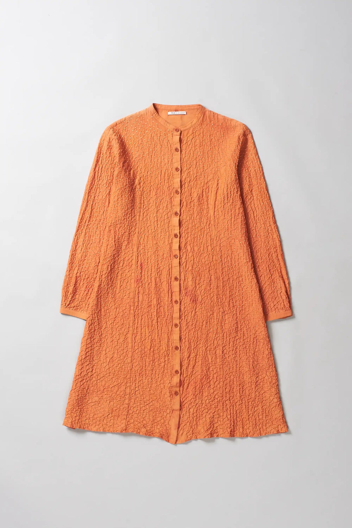 Sunset Orange Bandhani Women Dress