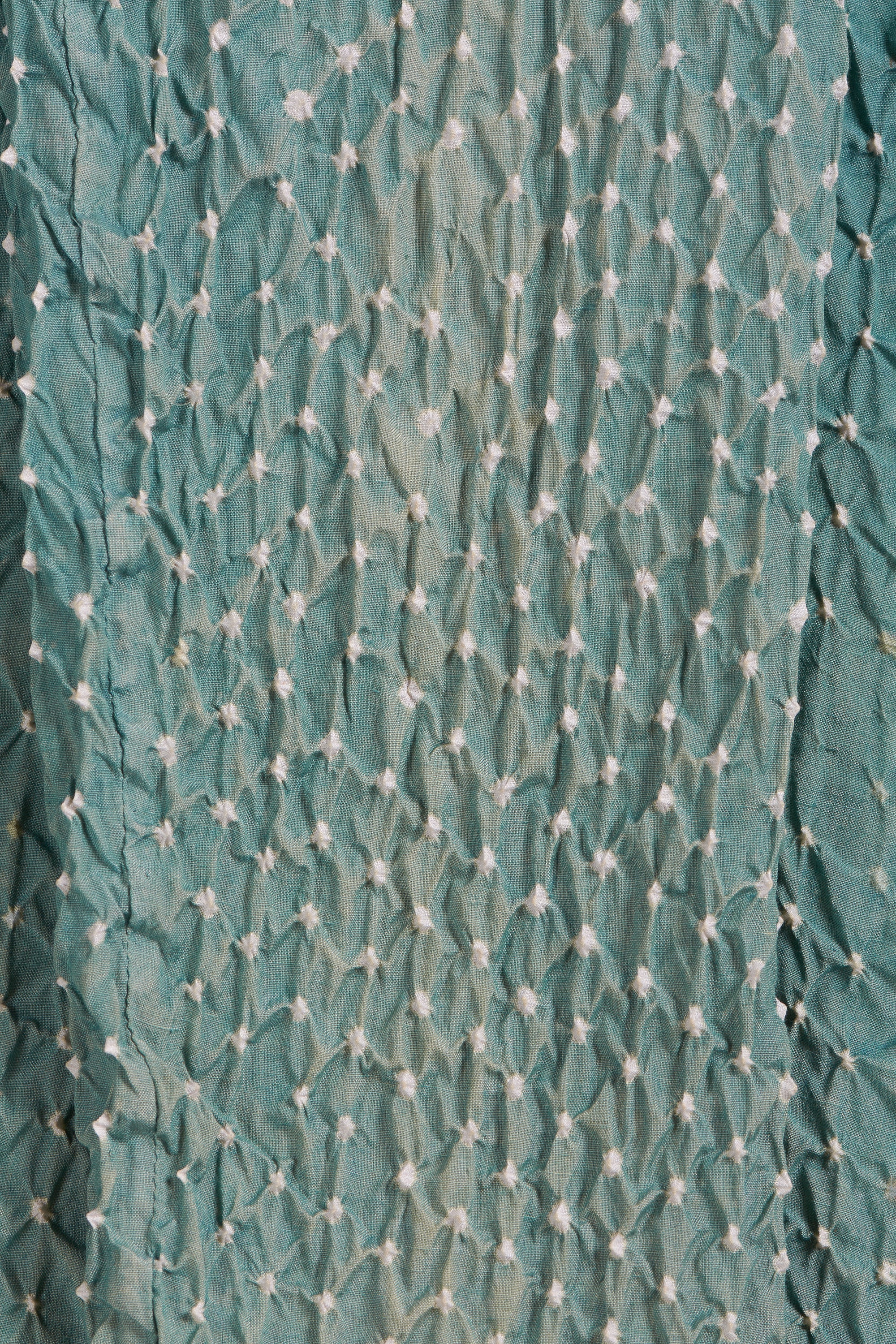 OCEAN BLUE COLOUR COTTON WOMEN DRESS WITH BANDHANI
