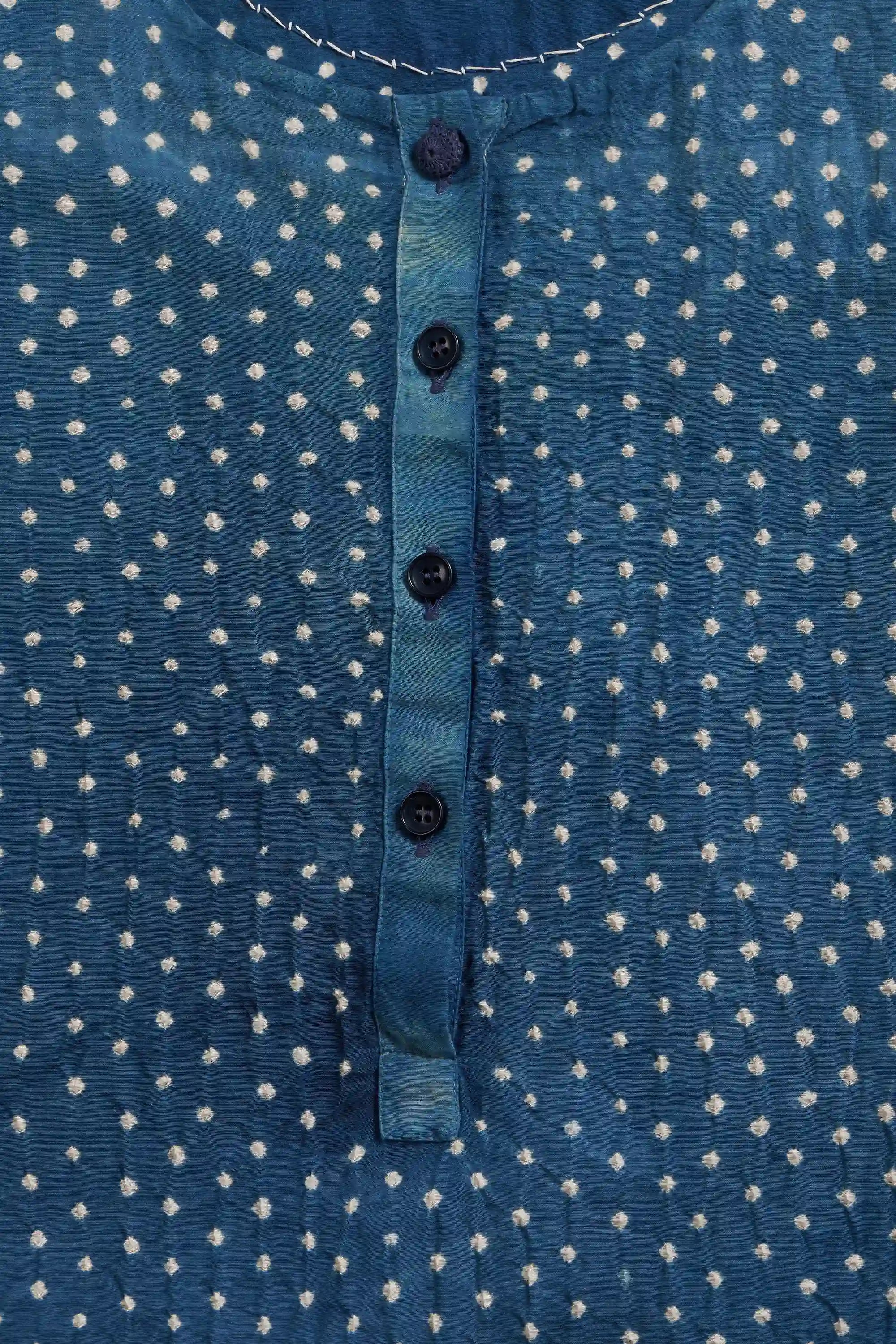 Flared Long Bandhani Dress