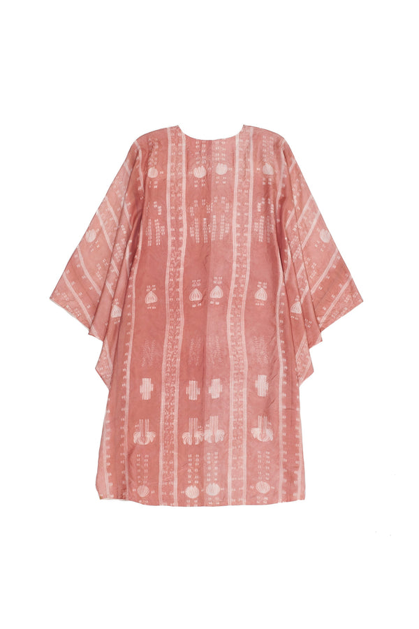 CHALK PINK SHIBORI WOMEN'S DRESS