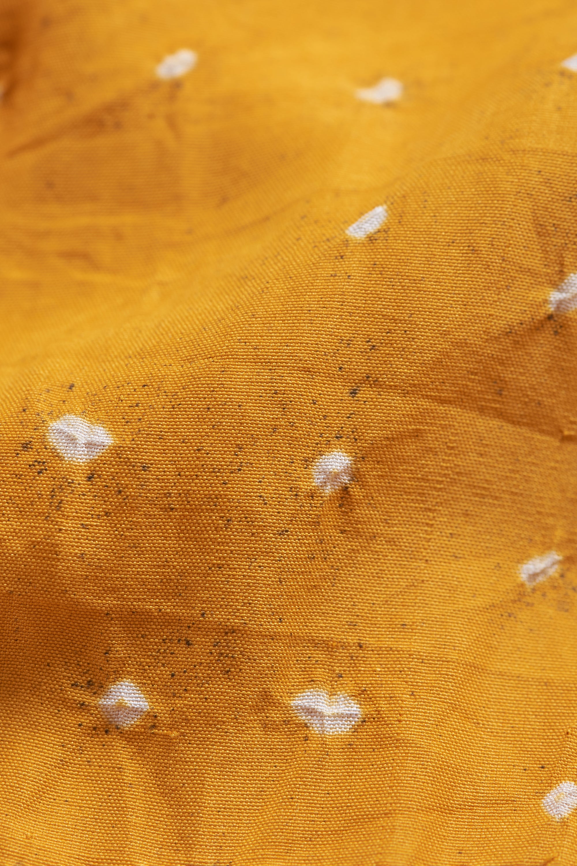 MANGO YELLOW SILK WOMEN DRESS WITH BANDHANI