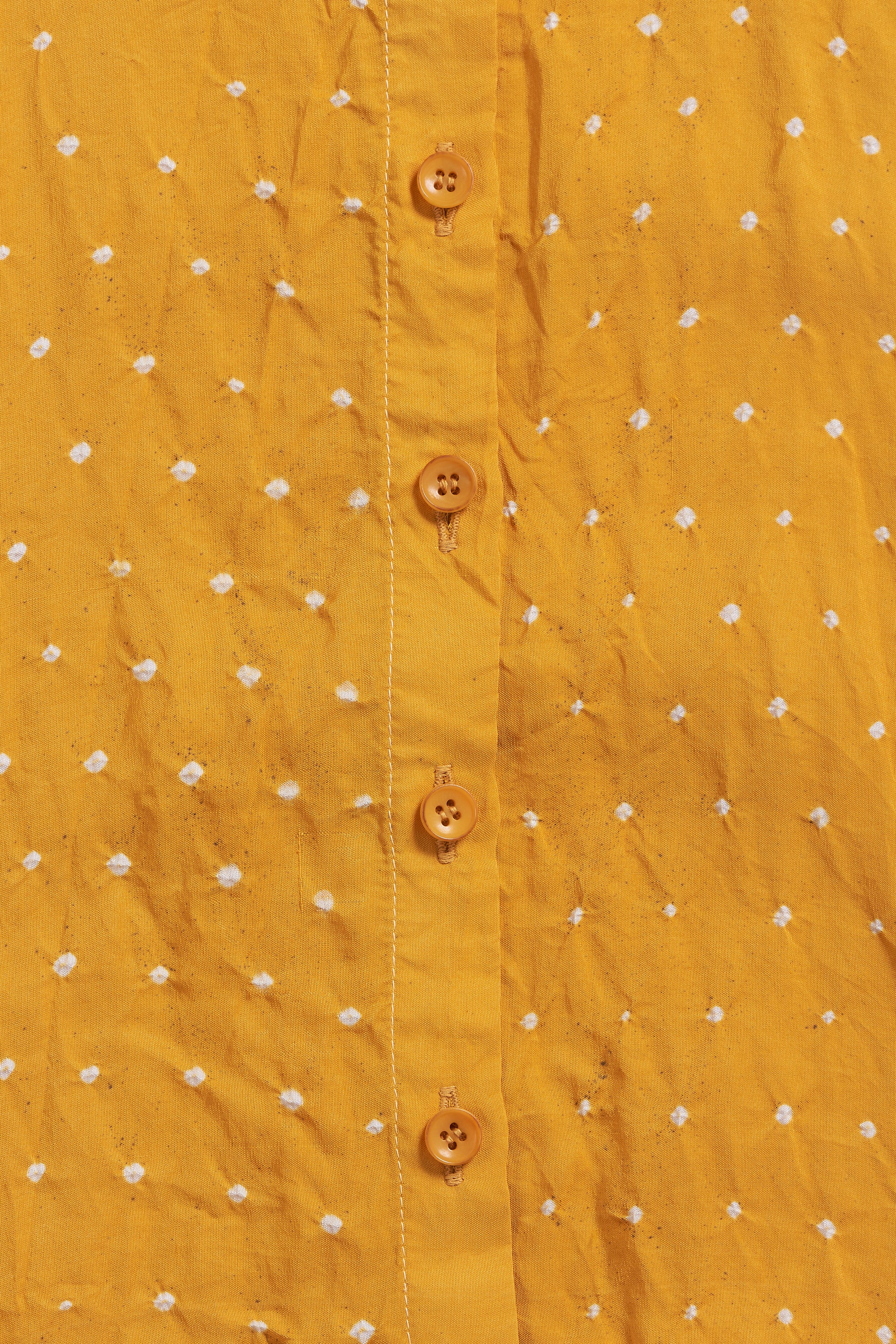 MANGO YELLOW SILK WOMEN DRESS WITH BANDHANI