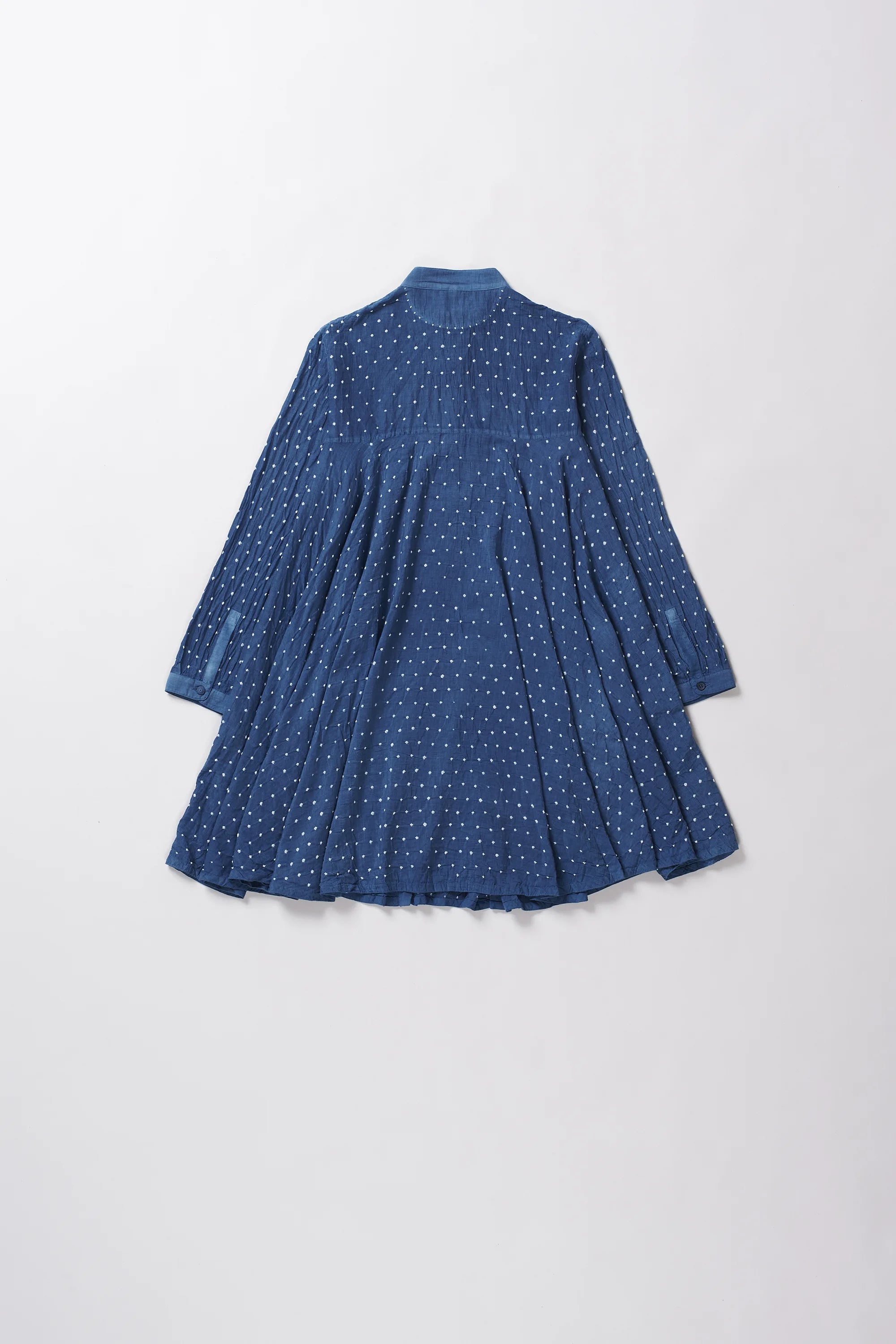 MEDIUM INDIGO BANDHANI SHIRT