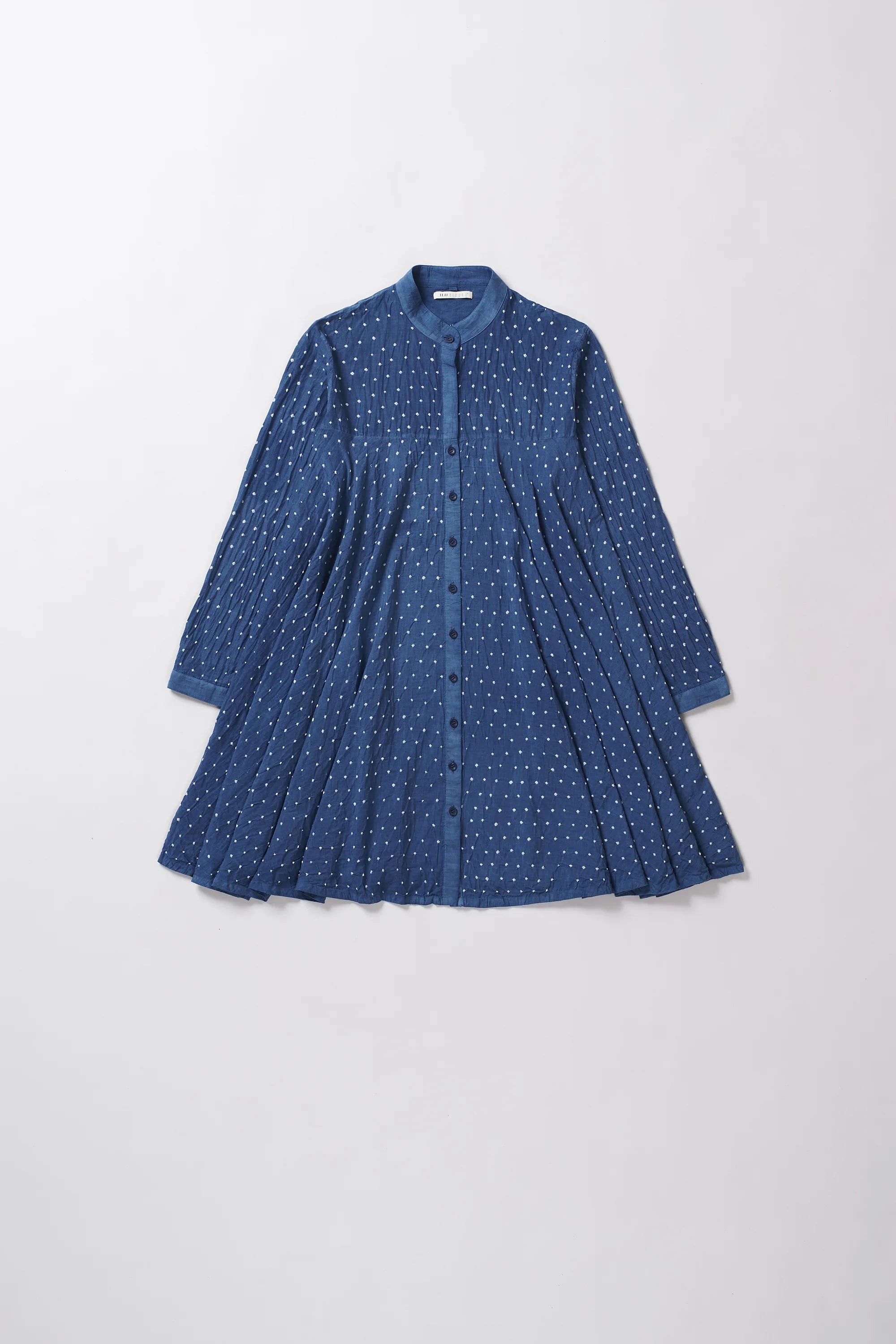 MEDIUM INDIGO BANDHANI SHIRT