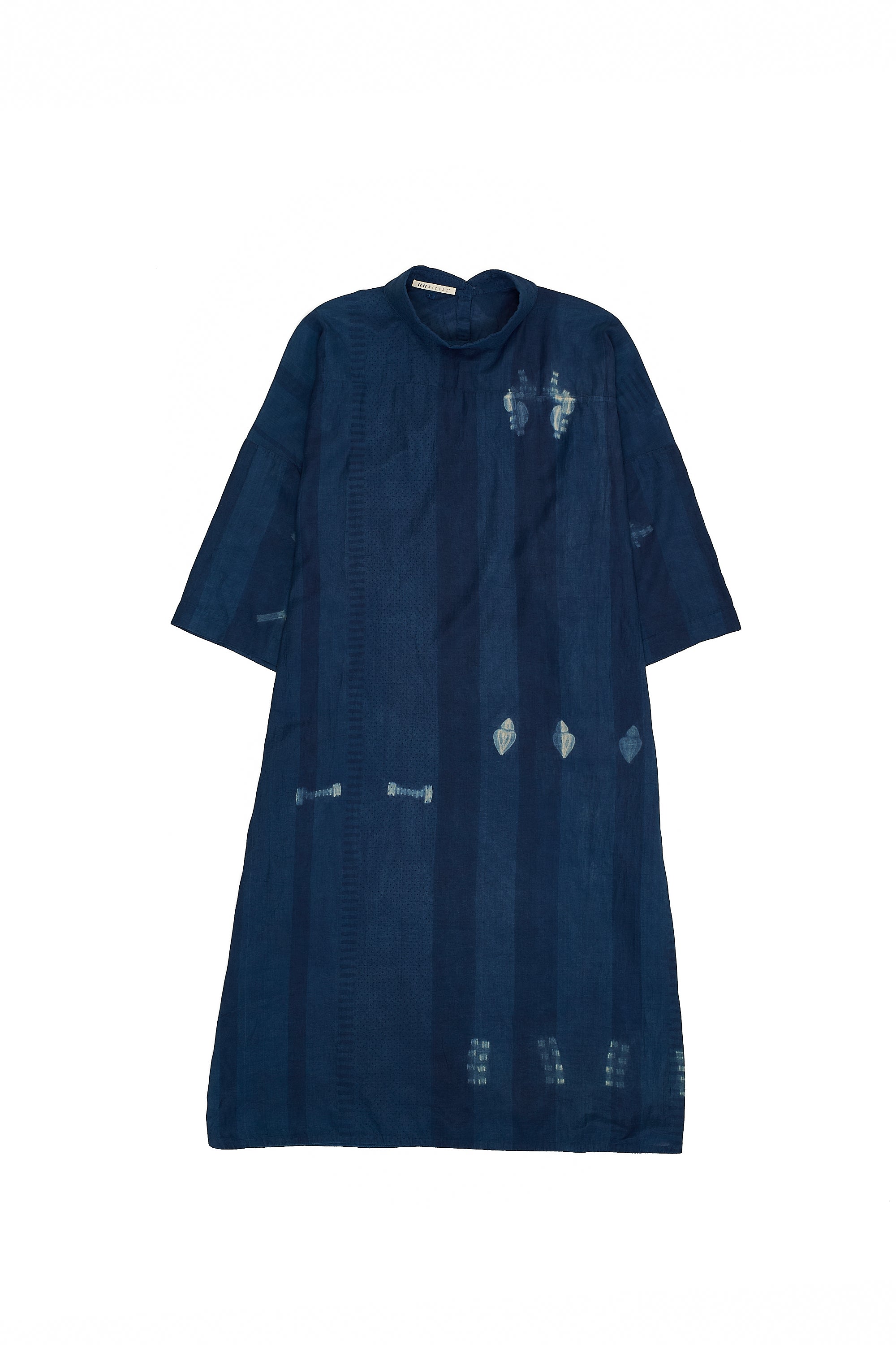 MEDIUM INDIGO SHIBORI OVER SIZED DRESS