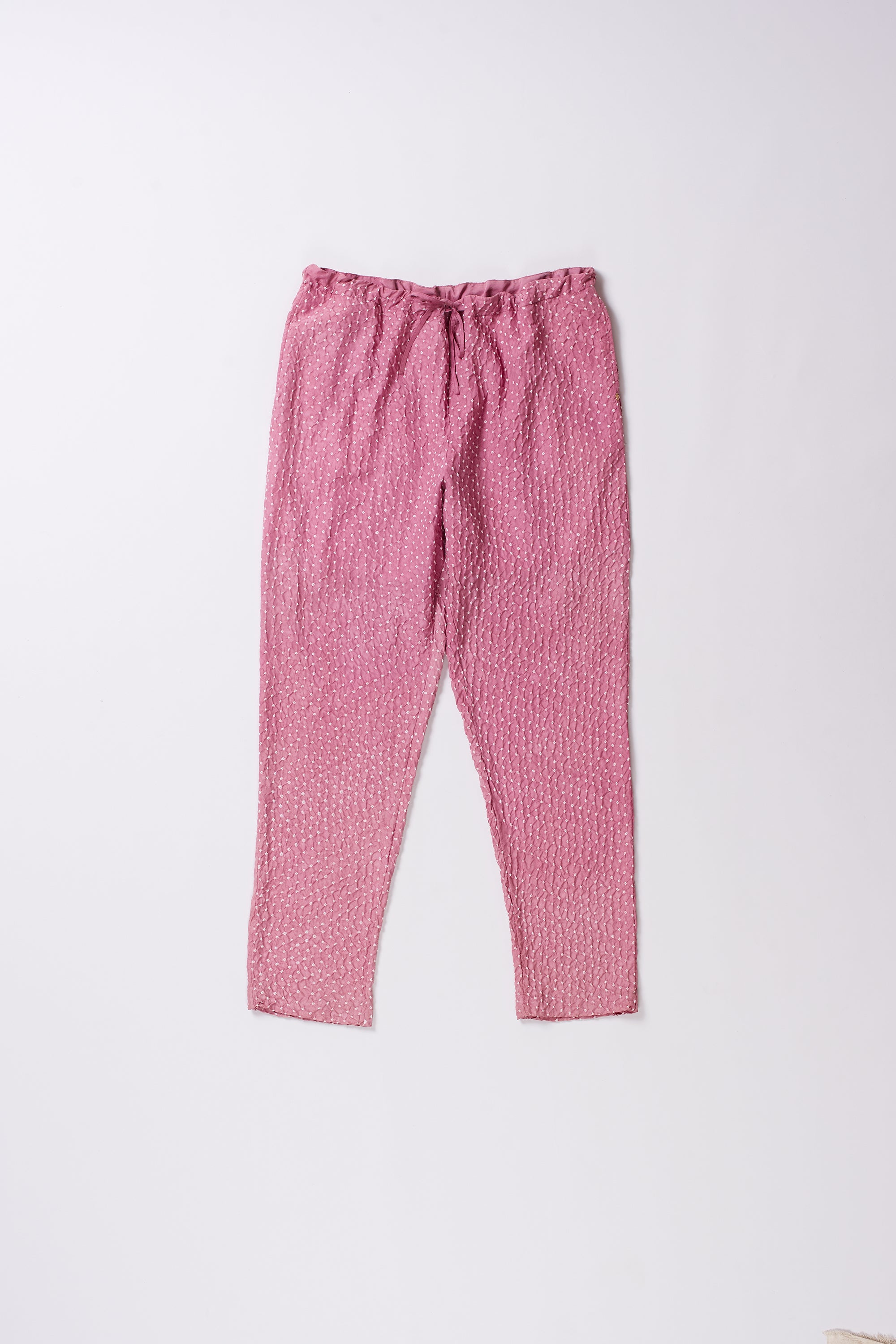 UNGENDERED BANDHANI SILK STRING PANT