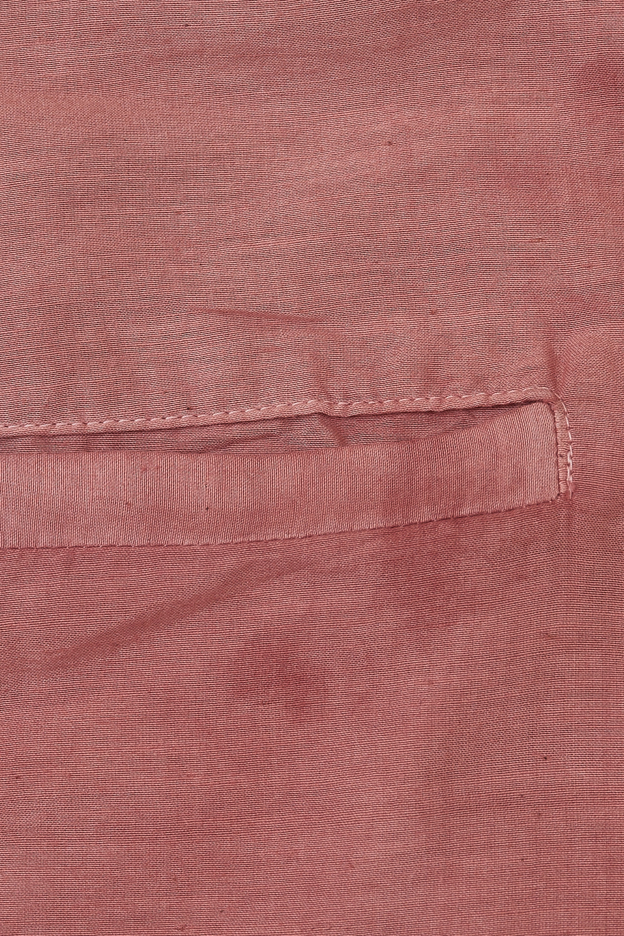 Chalk Pink Cotton Silk Blend Shibori Pant