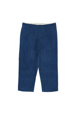 Indigo All Over Bandhani Statement Cotton Trousers