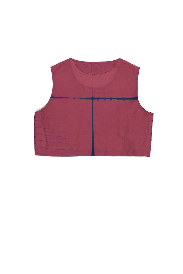 PINKWOOD SILK CROPTOP